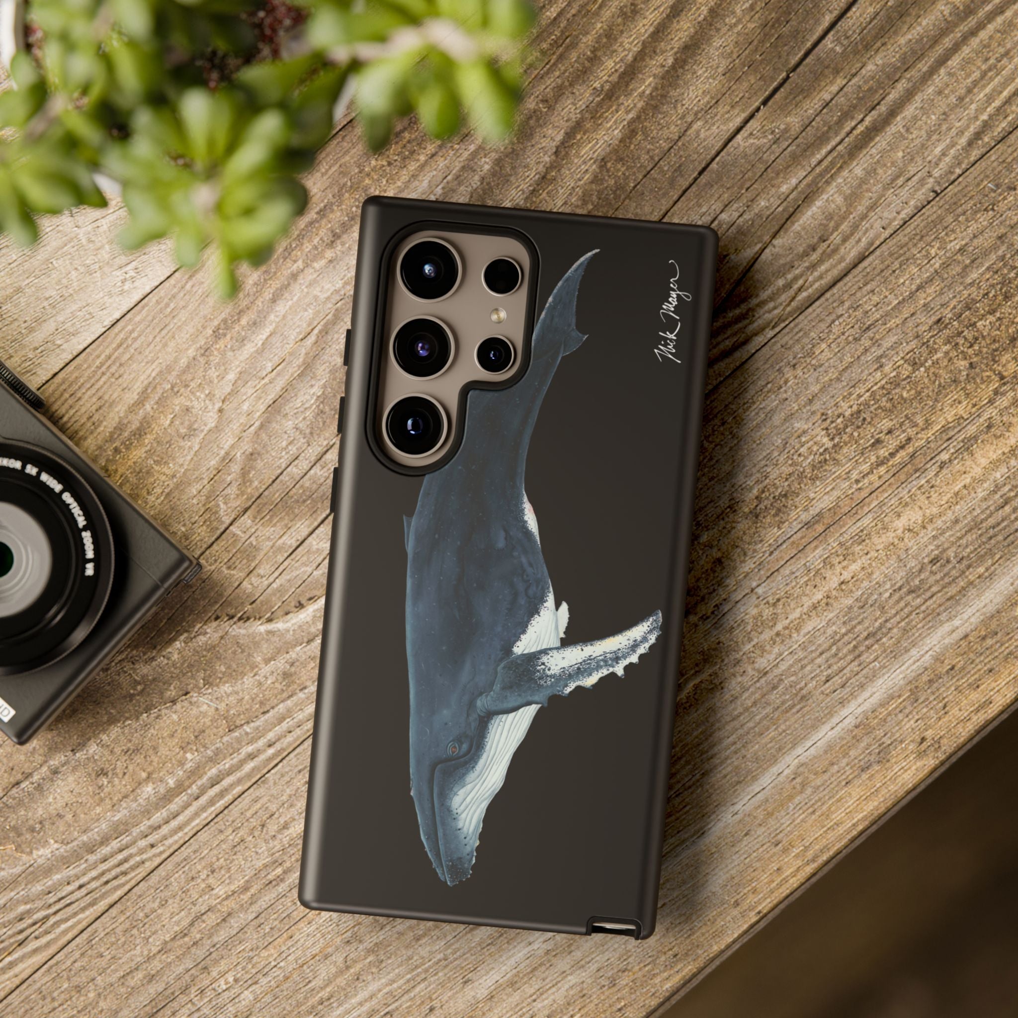 Humpback Black Phone Case (Samsung)