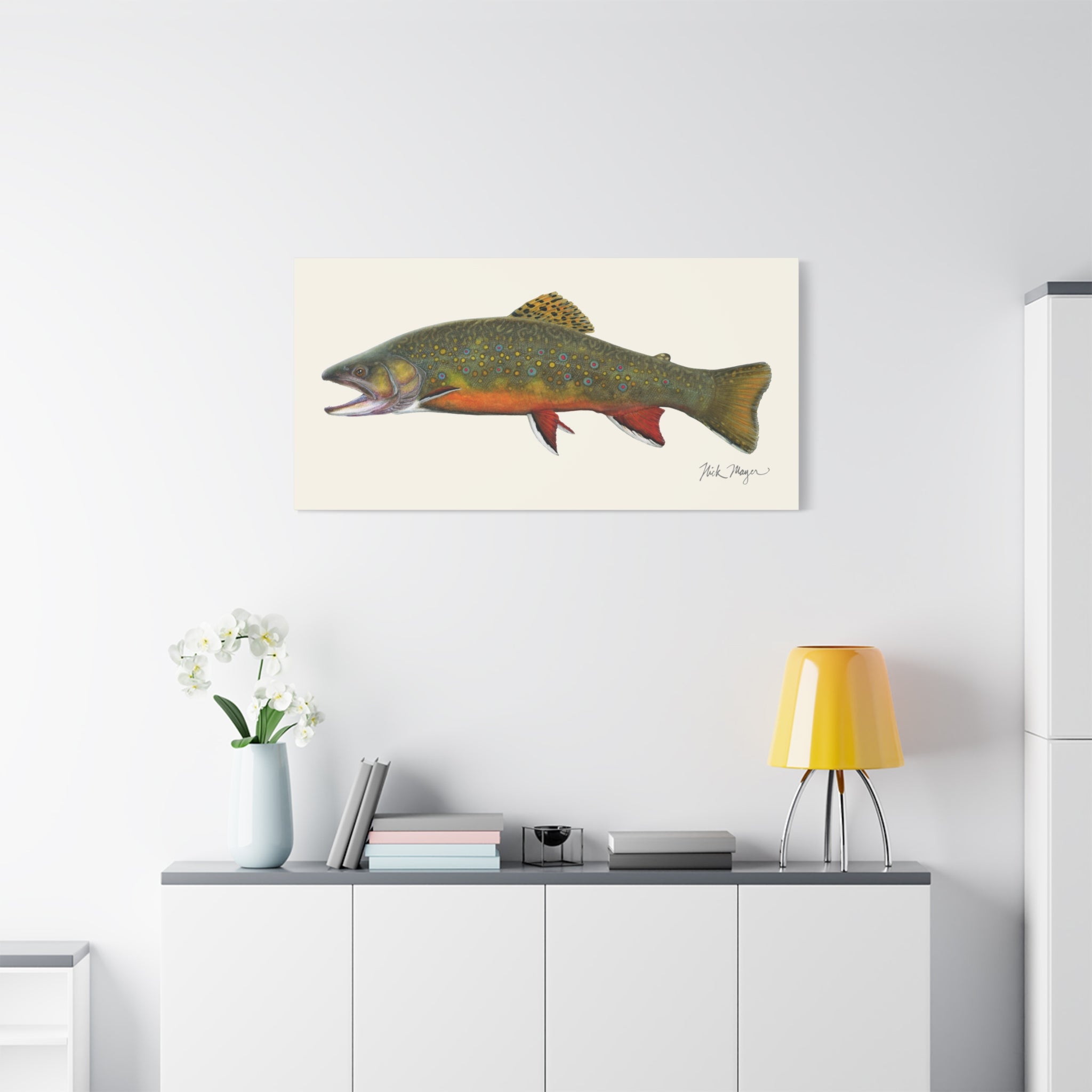 Beaver Pond Brook Trout Canvas Print