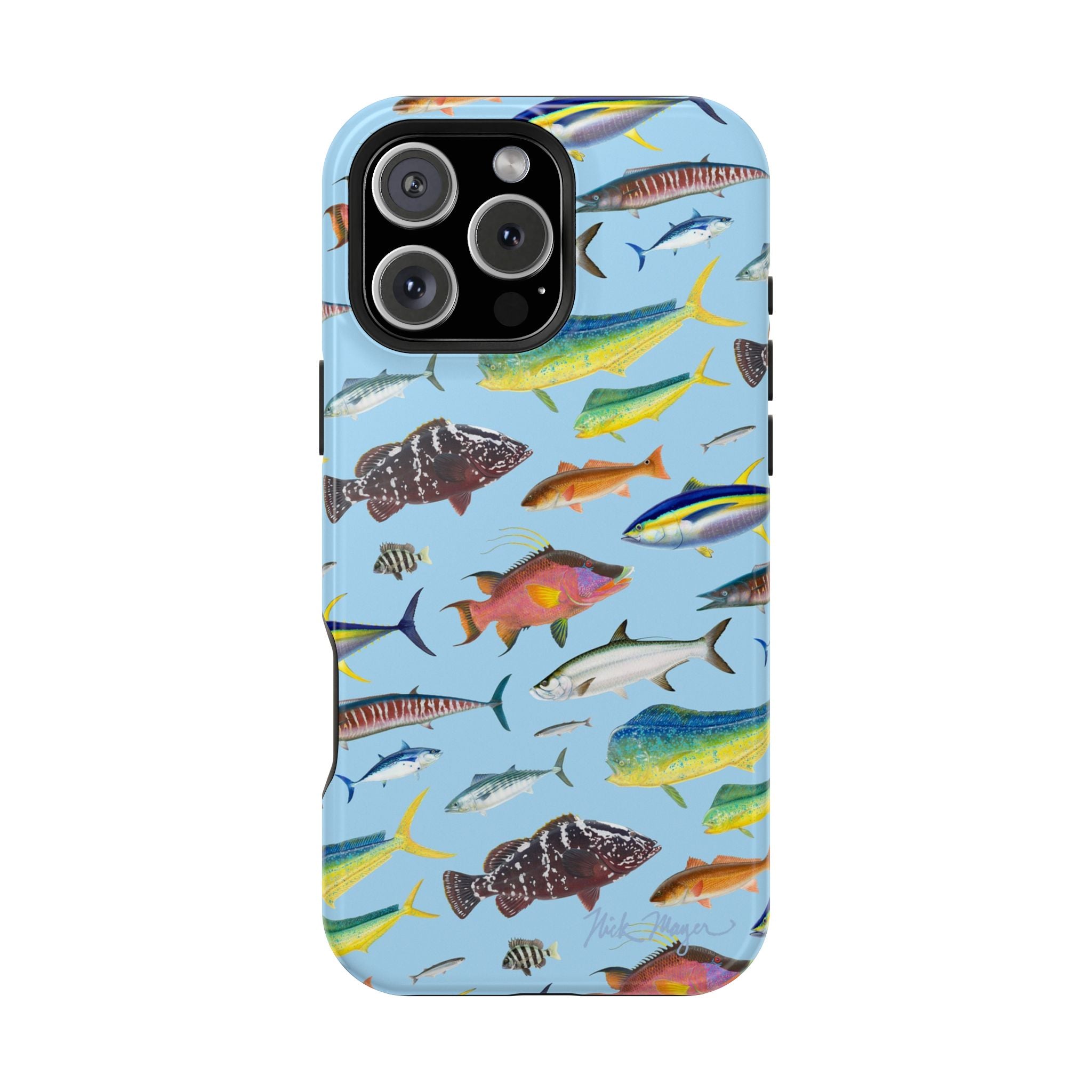 Southern Offshore Fish Blue MagSafe iPhone Case