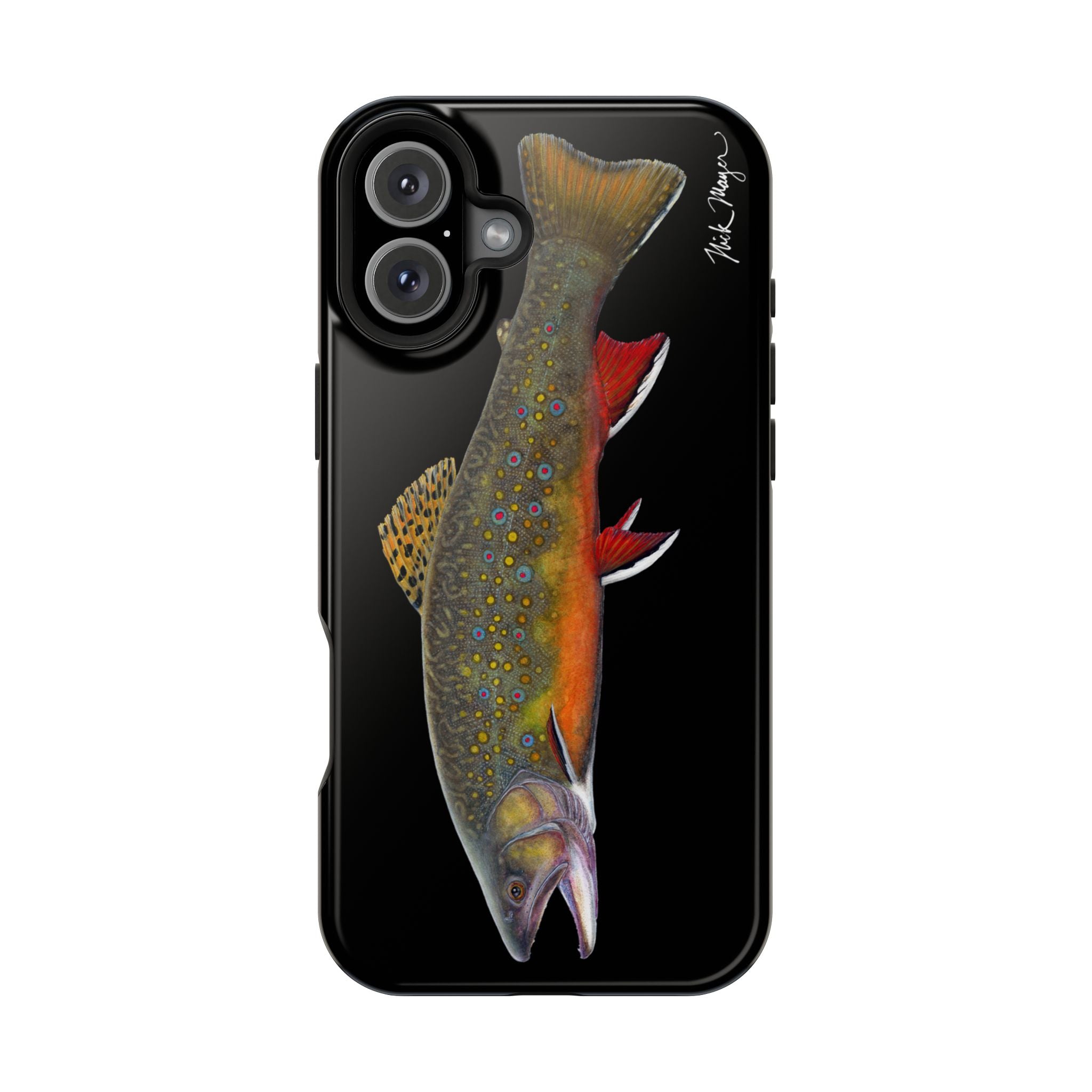 Brook Trout MagSafe Black iPhone Case