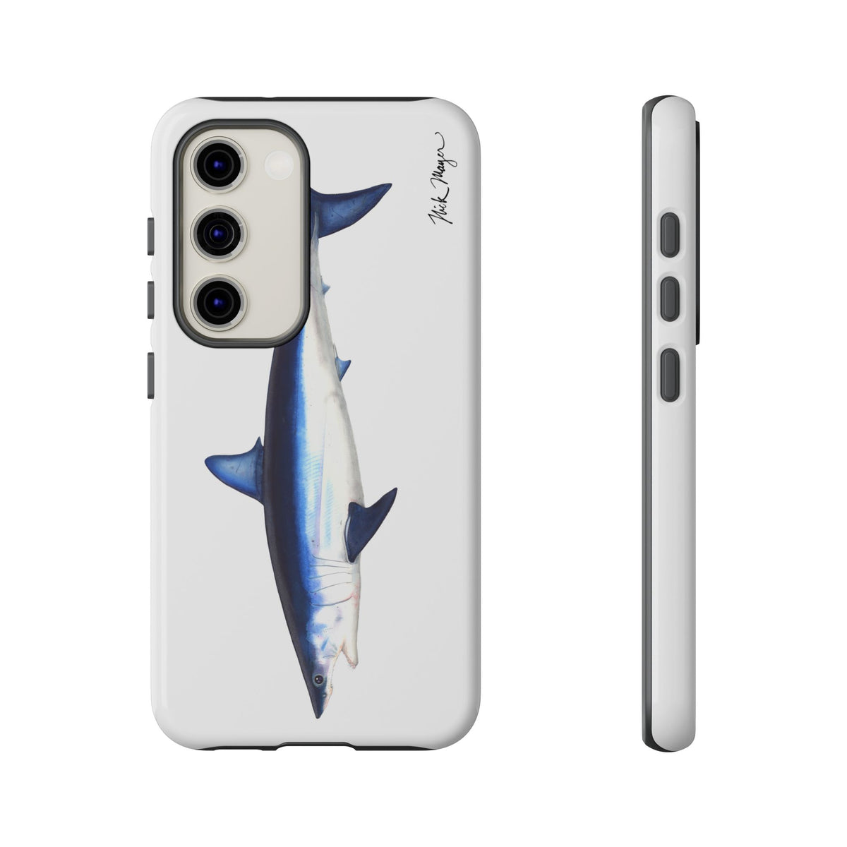 Mako Shark White Phone Case (Samsung) Printify