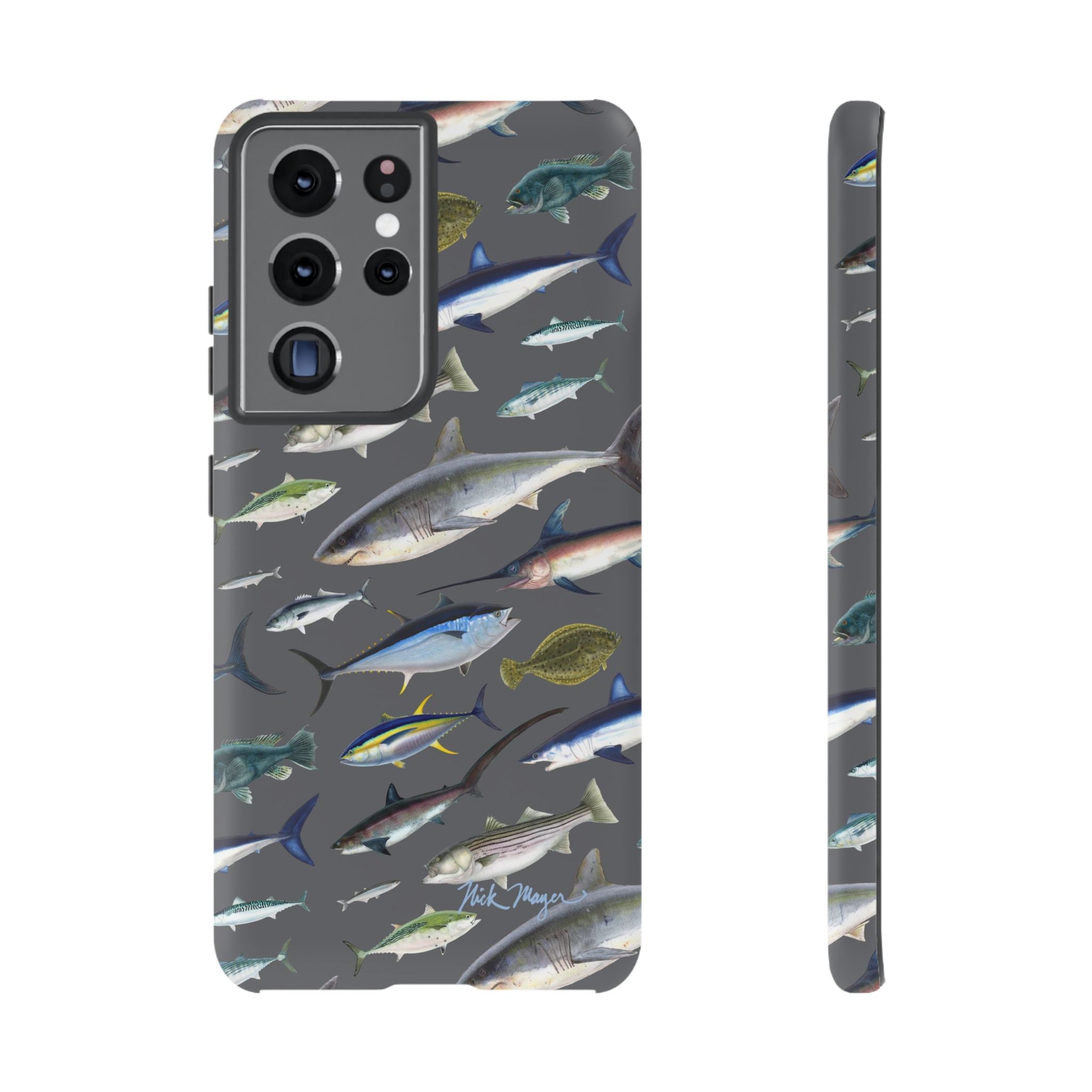New England Offshore Fish Grey Phone Case, NEW!  (Samsung)