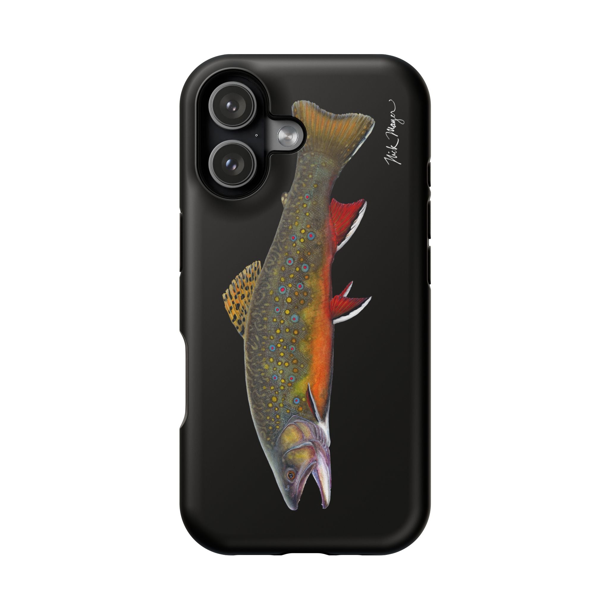 Brook Trout MagSafe Black iPhone Case
