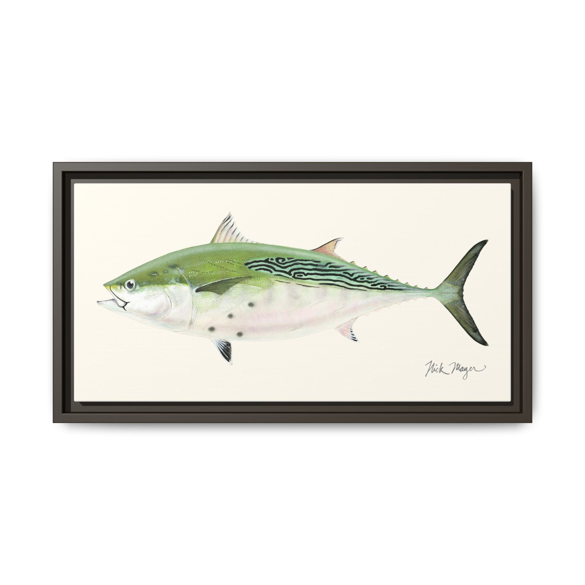 Albie Framed Canvas Print