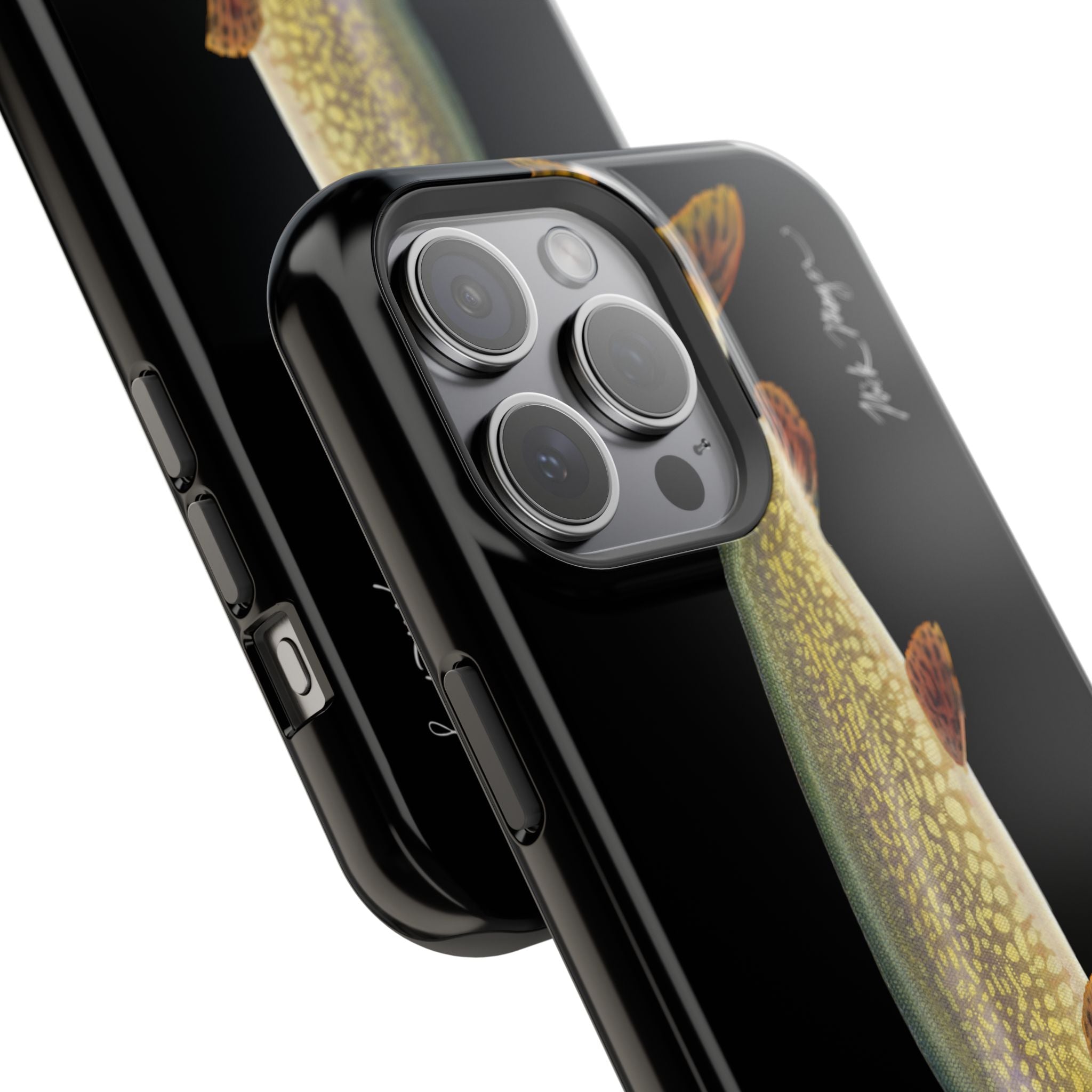 Northern Pike MagSafe Black iPhone Case Printify