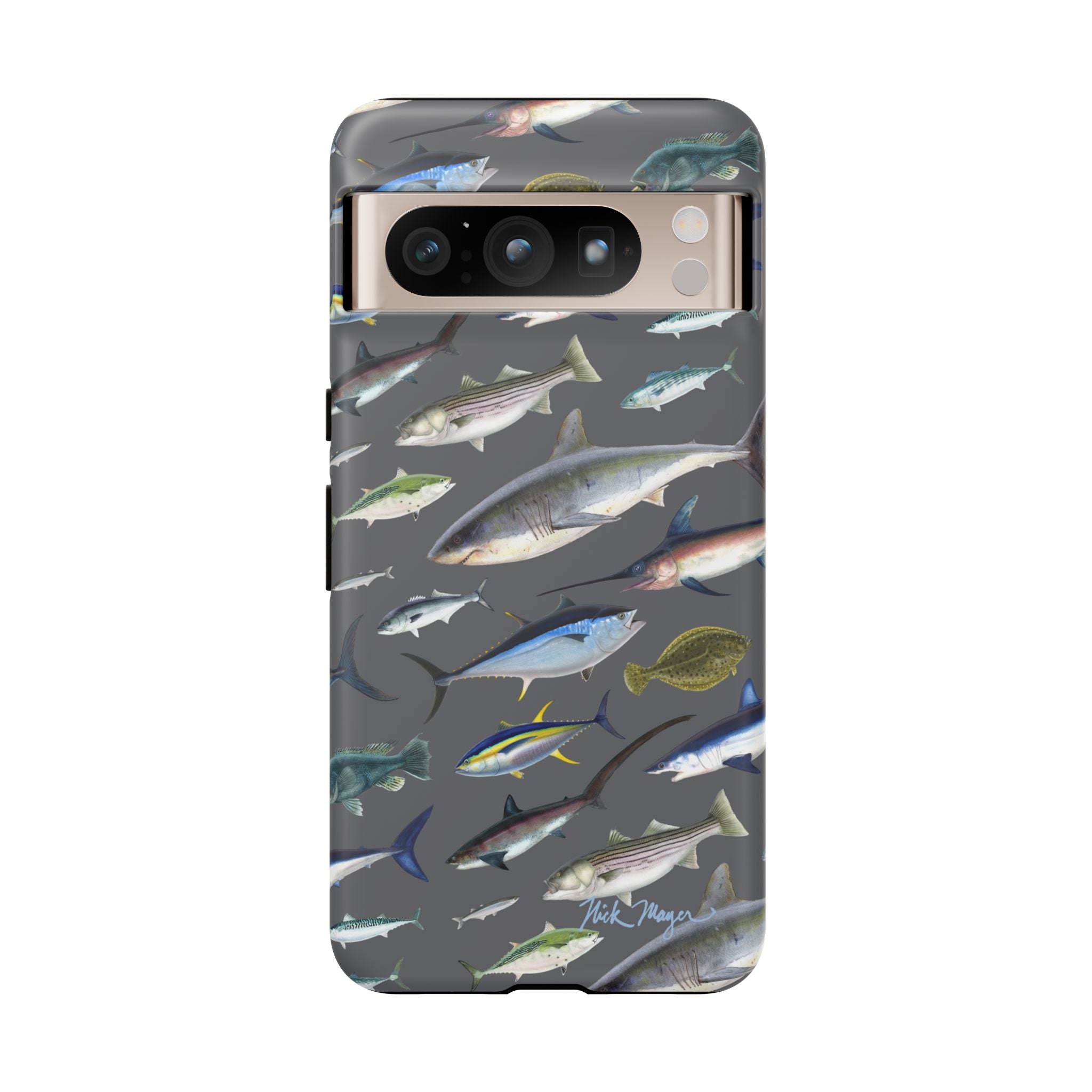 New England Offshore Fish Grey Phone Case, NEW!  (Samsung)