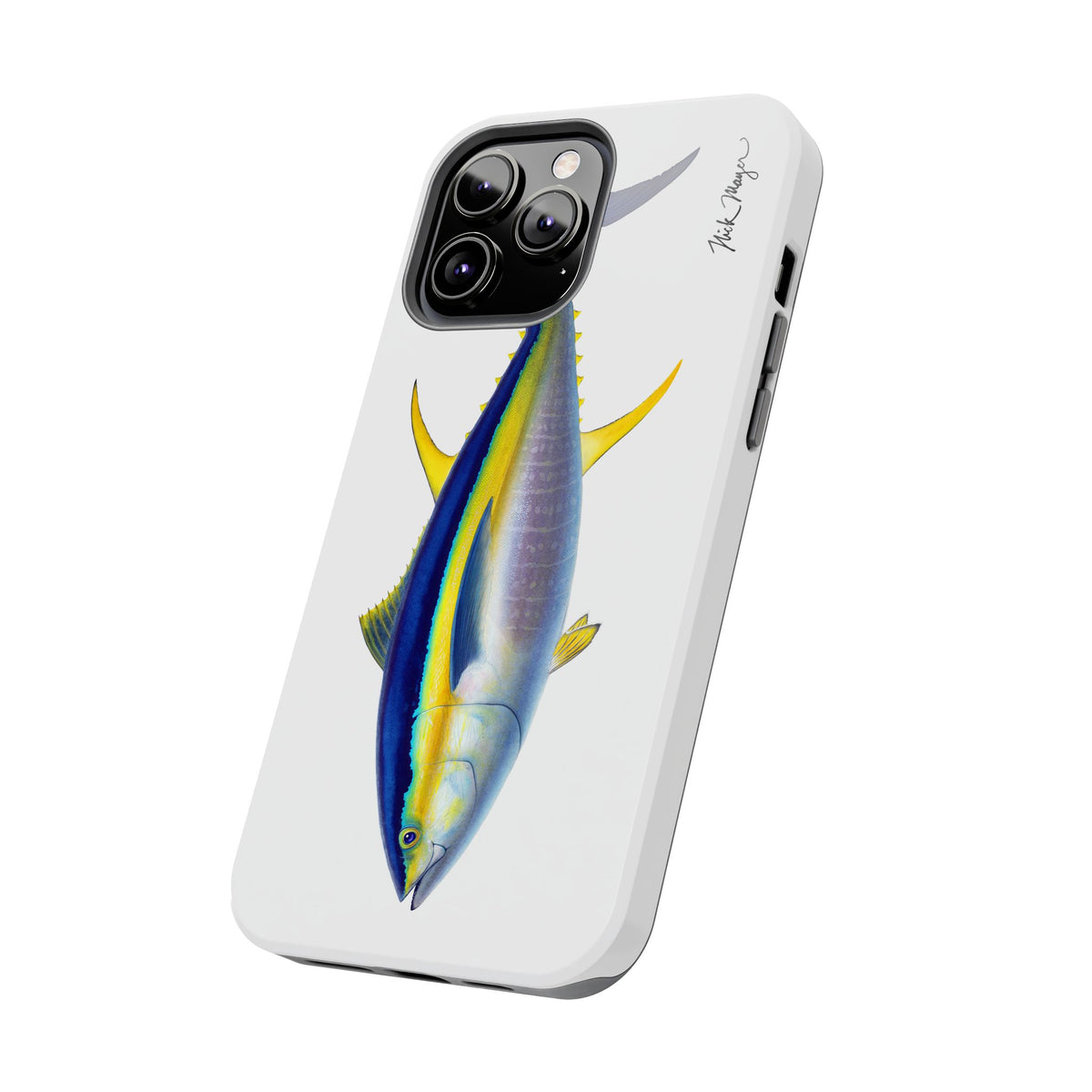 Yellowfin Tuna White Phone Case (iPhone) Printify