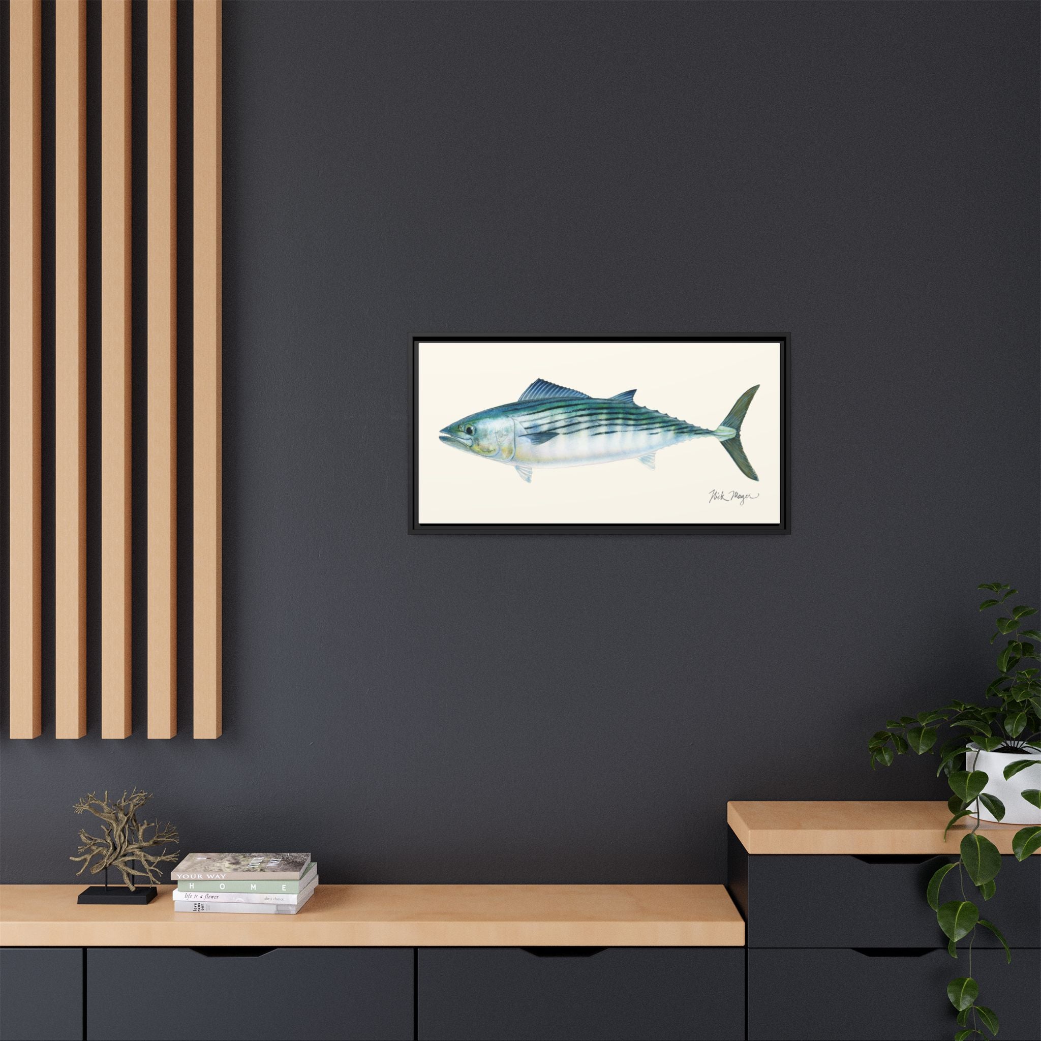 Bonito Framed Canvas Print Printify
