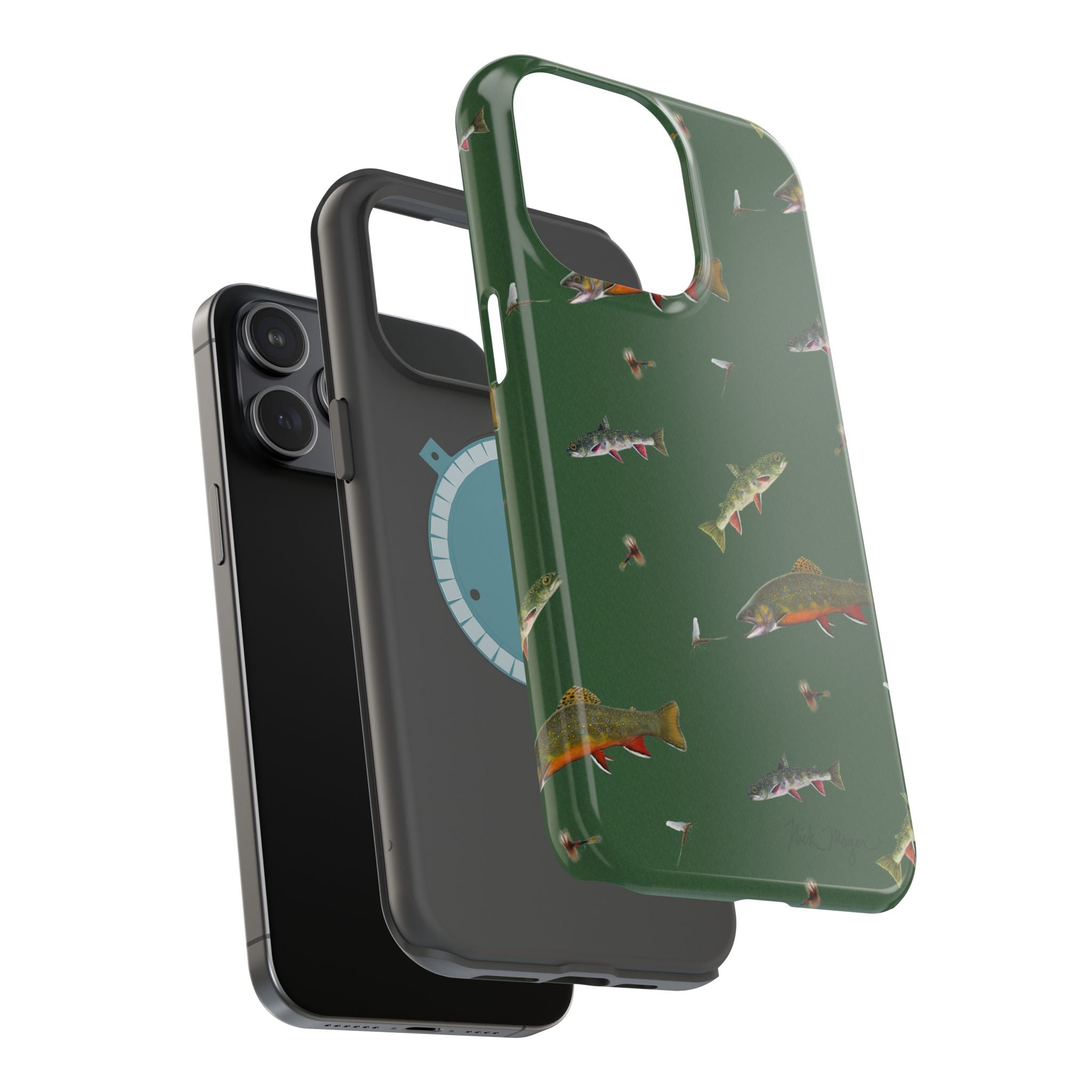 Trout and Flies MagSafe iPhone Case