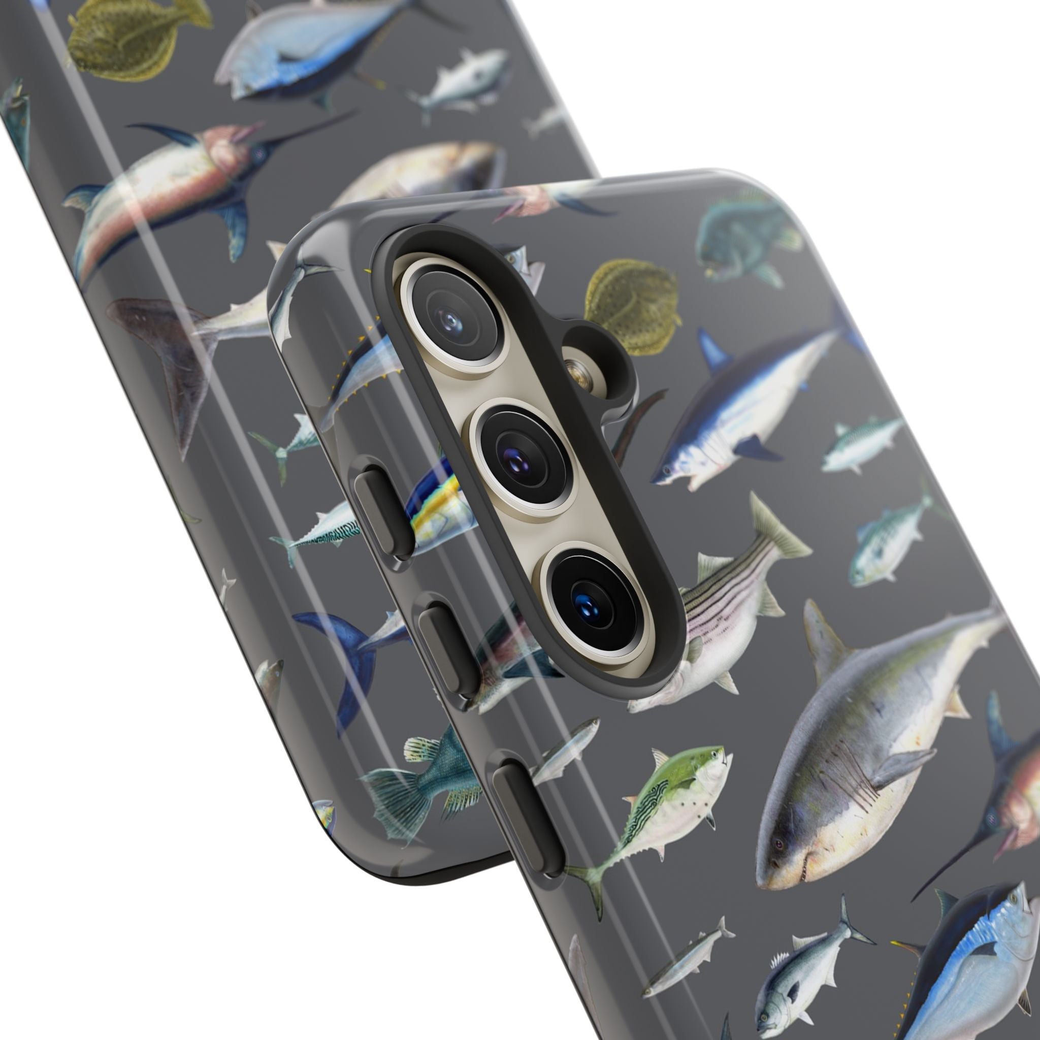 New England Offshore Fish Grey Phone Case, NEW!  (Samsung)