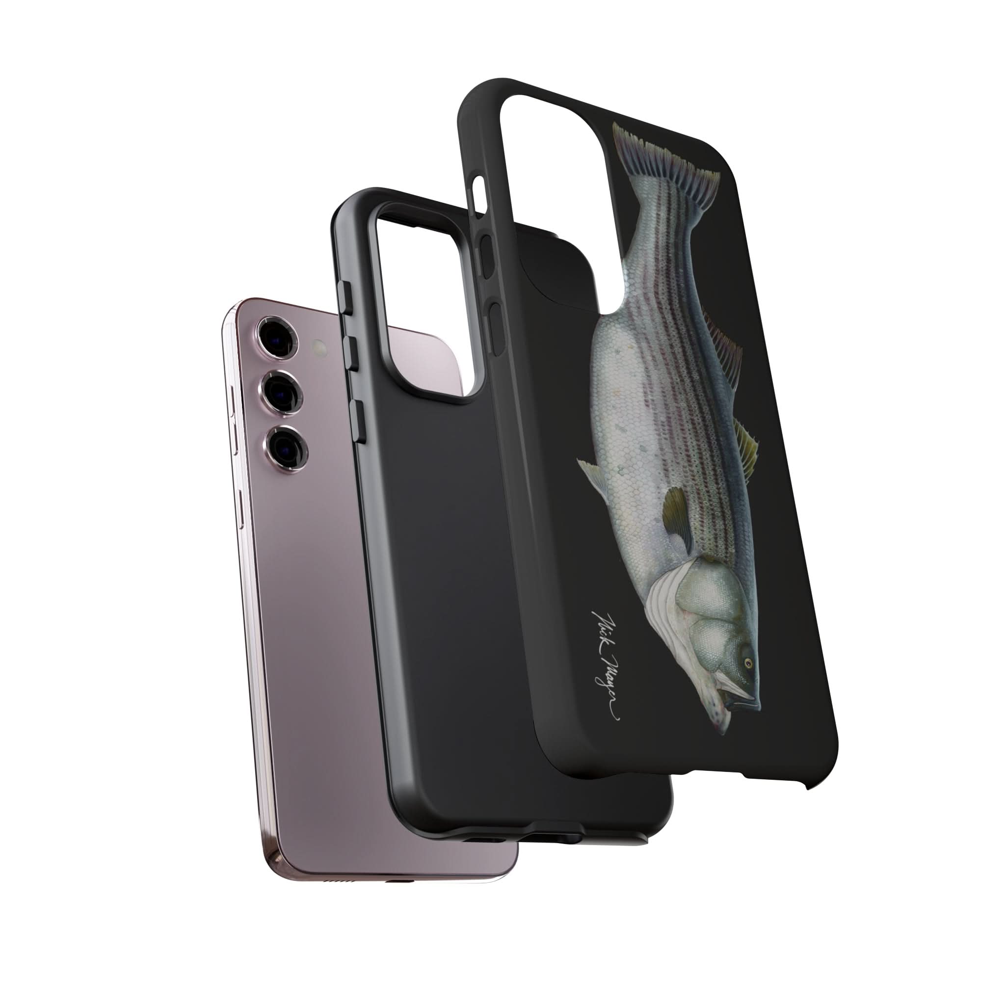 Cow Striper Phone Case (Samsung) - black