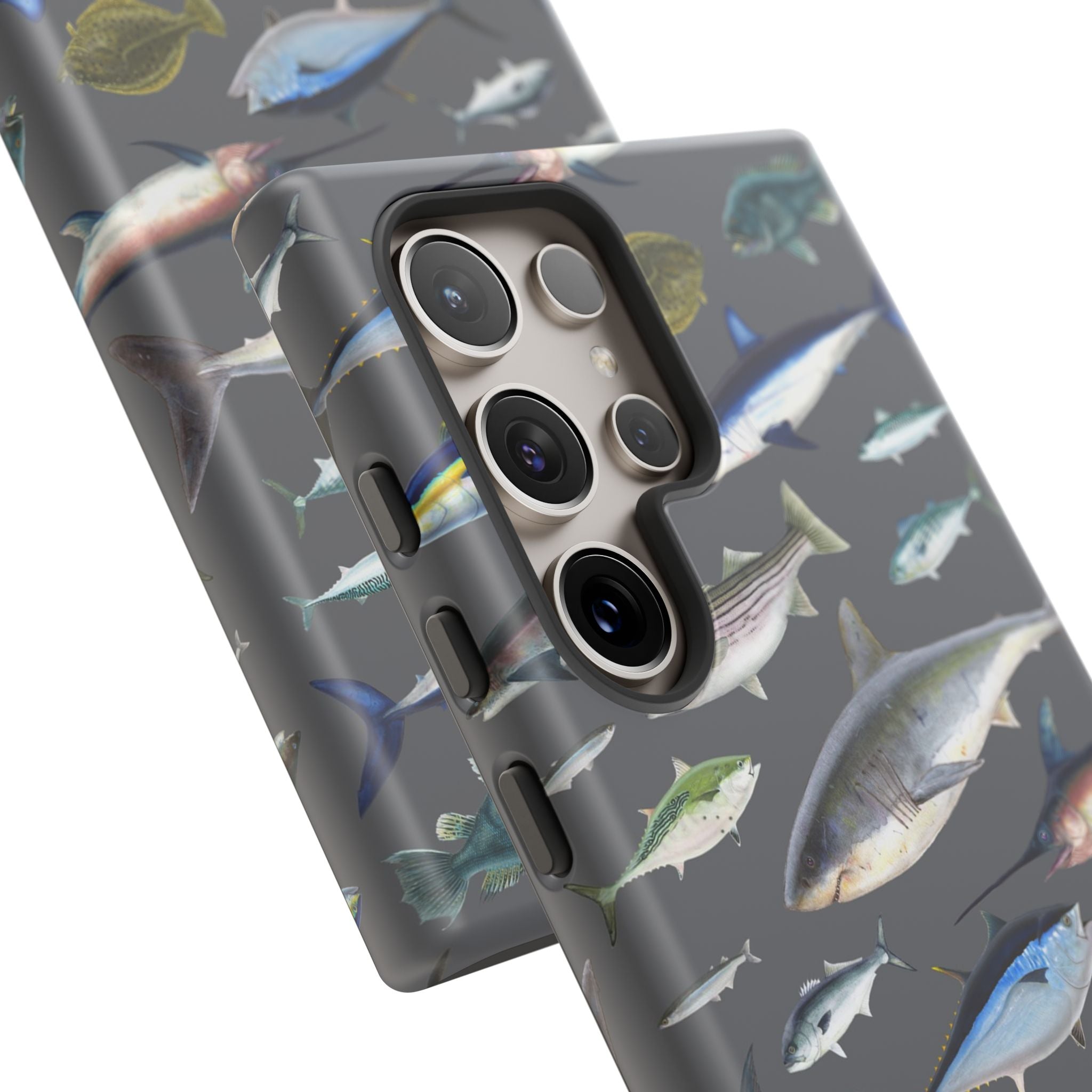 New England Offshore Fish Grey Phone Case, NEW!  (Samsung)