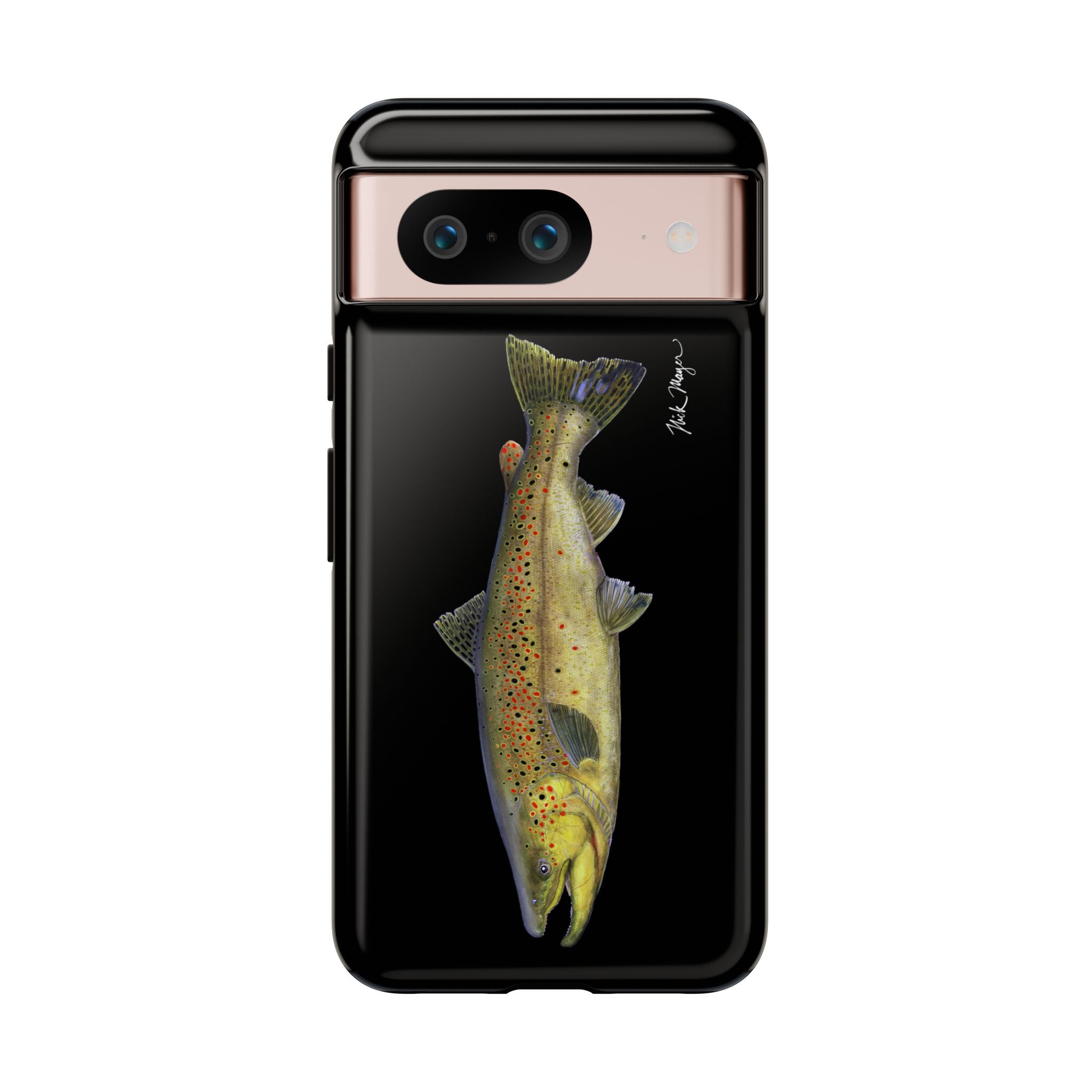 Brown Trout Black Phone Case (Samsung)