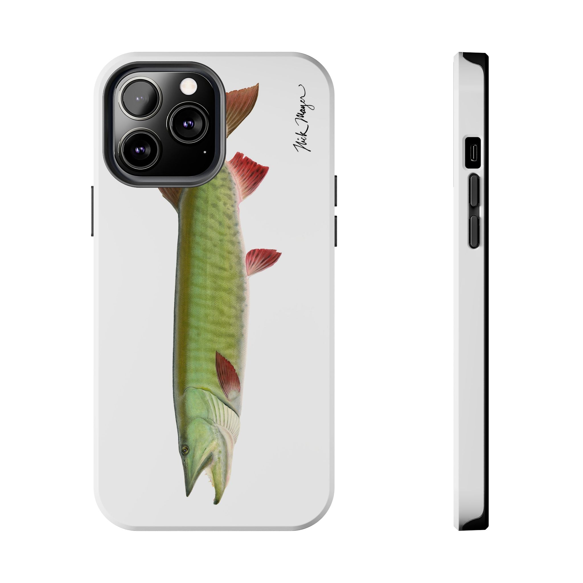 Trophy Muskie White Phone Case (iPhone)