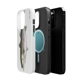 30 lb Striper MagSafe White iPhone Case