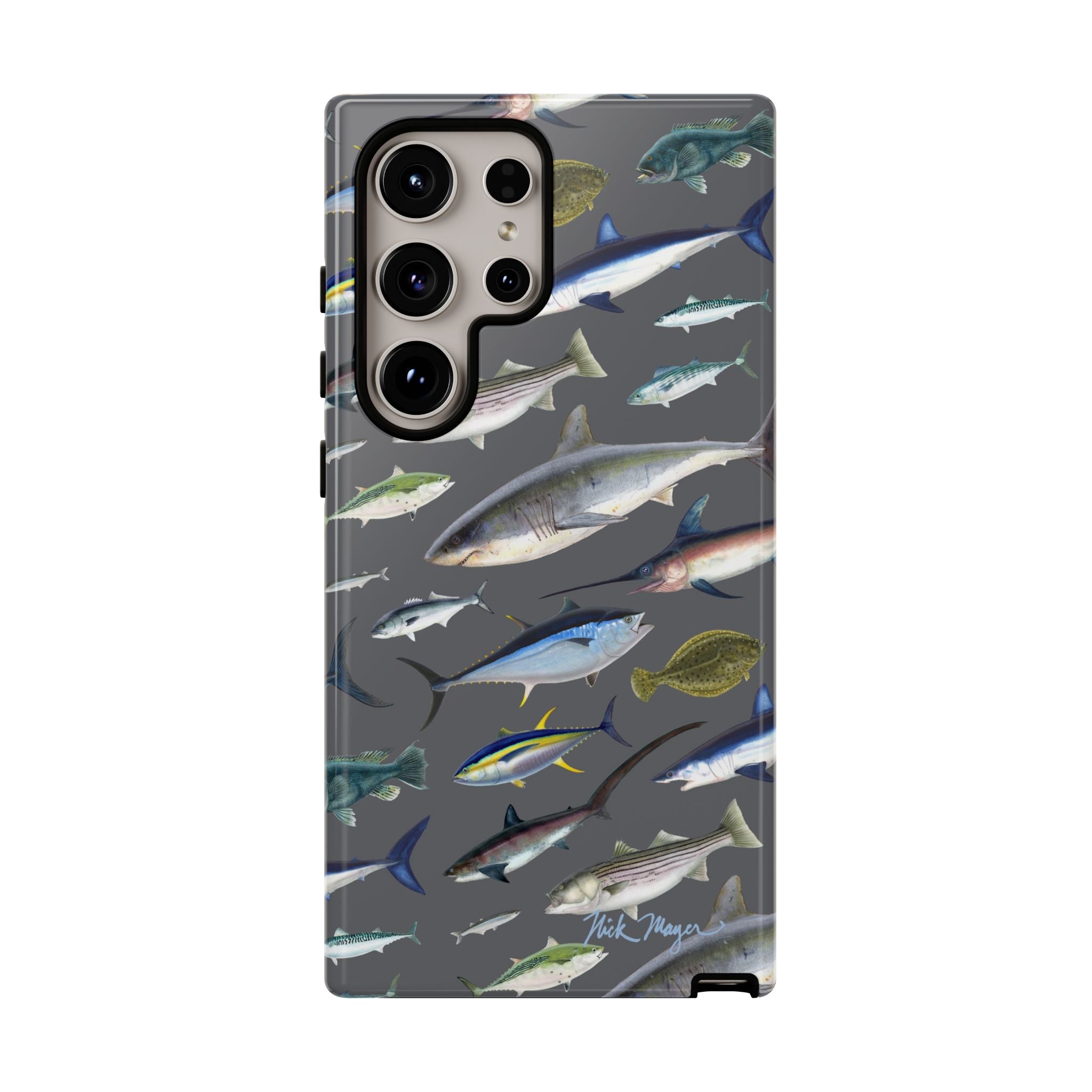 New England Offshore Fish Grey Phone Case, NEW!  (Samsung)