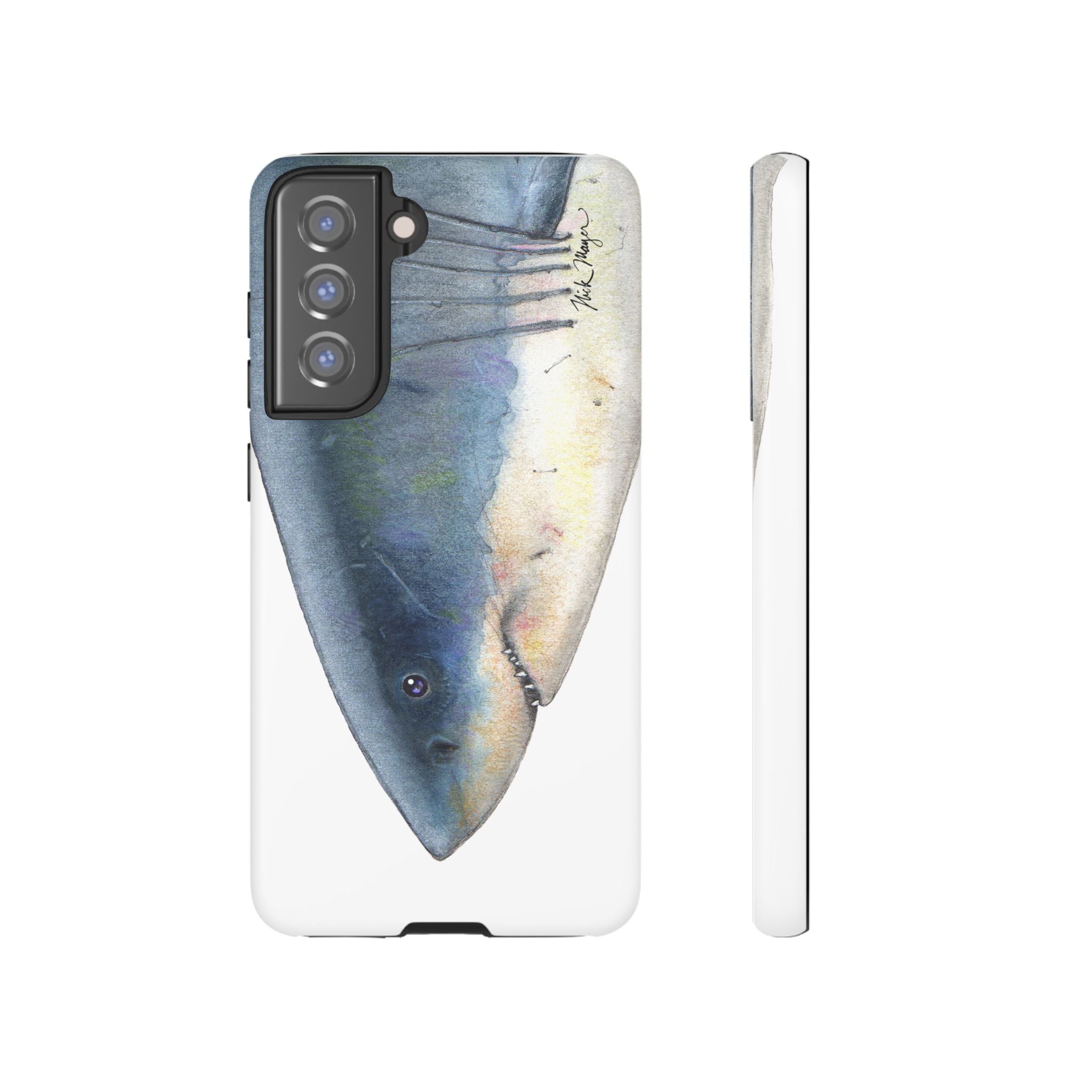 Great White Shark Face Phone Case (Samsung) Printify