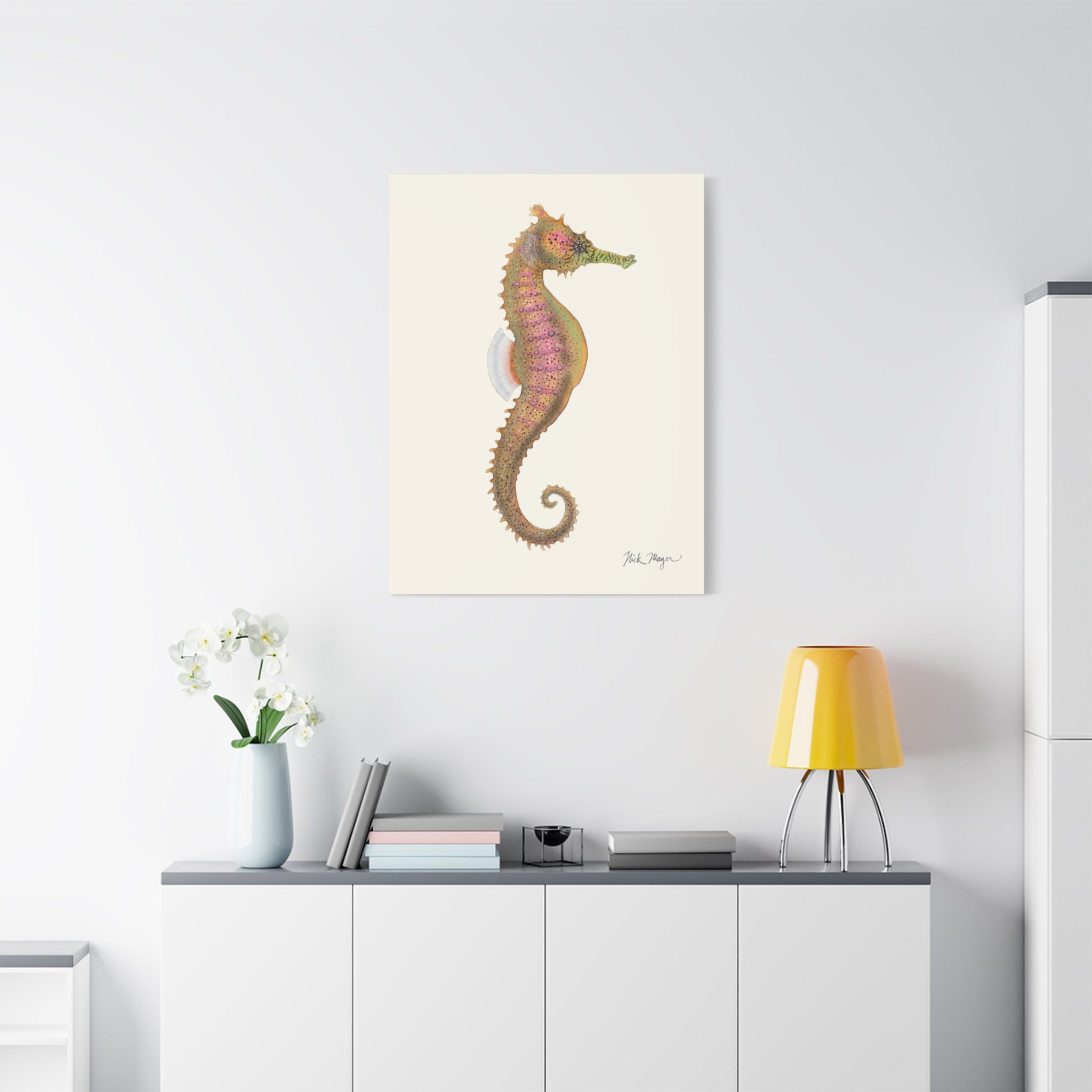 Estuary Seahorse Canvas Print