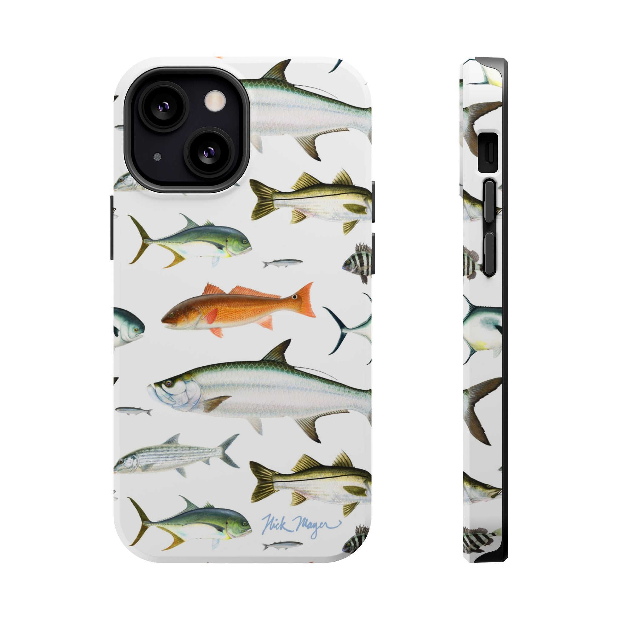 Southern Fish White MagSafe iPhone Case
