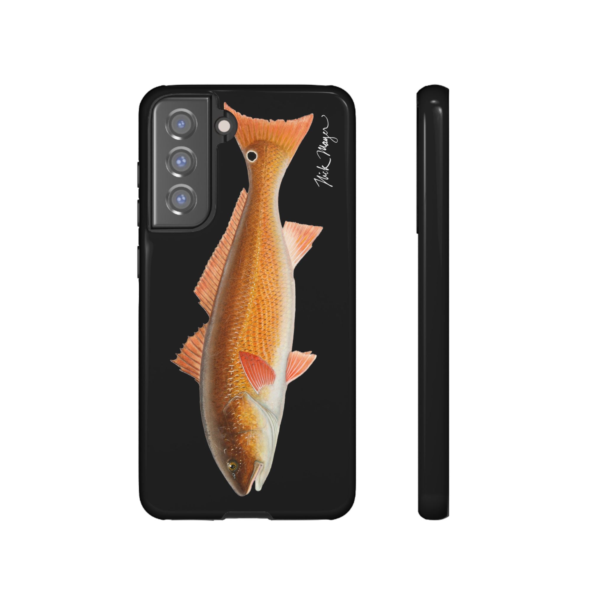 Redfish Black Phone Case (Samsung) Printify