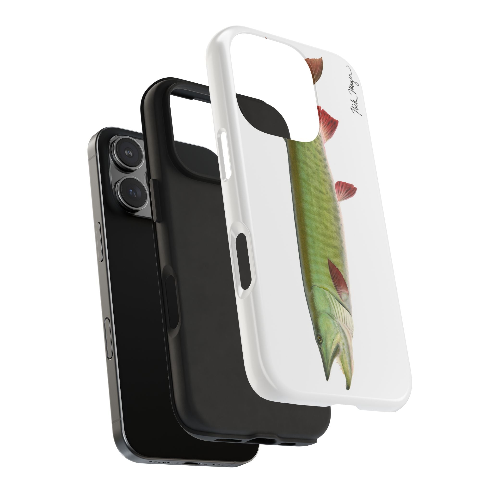Trophy Muskie White Phone Case (iPhone)