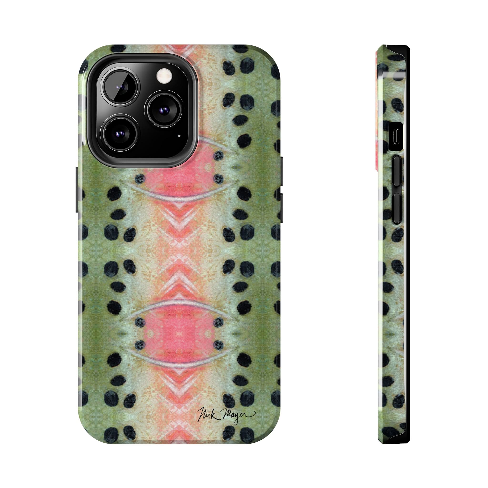 Rainbow Trout Pattern Phone Case (iPhone)