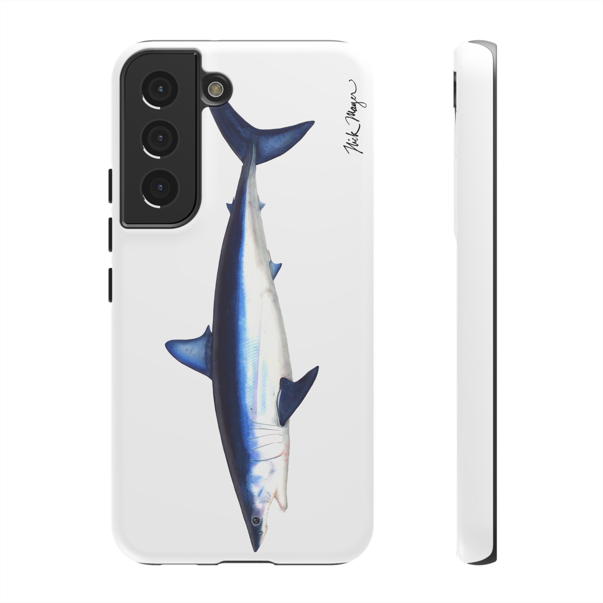 Mako Shark White Phone Case (Samsung)