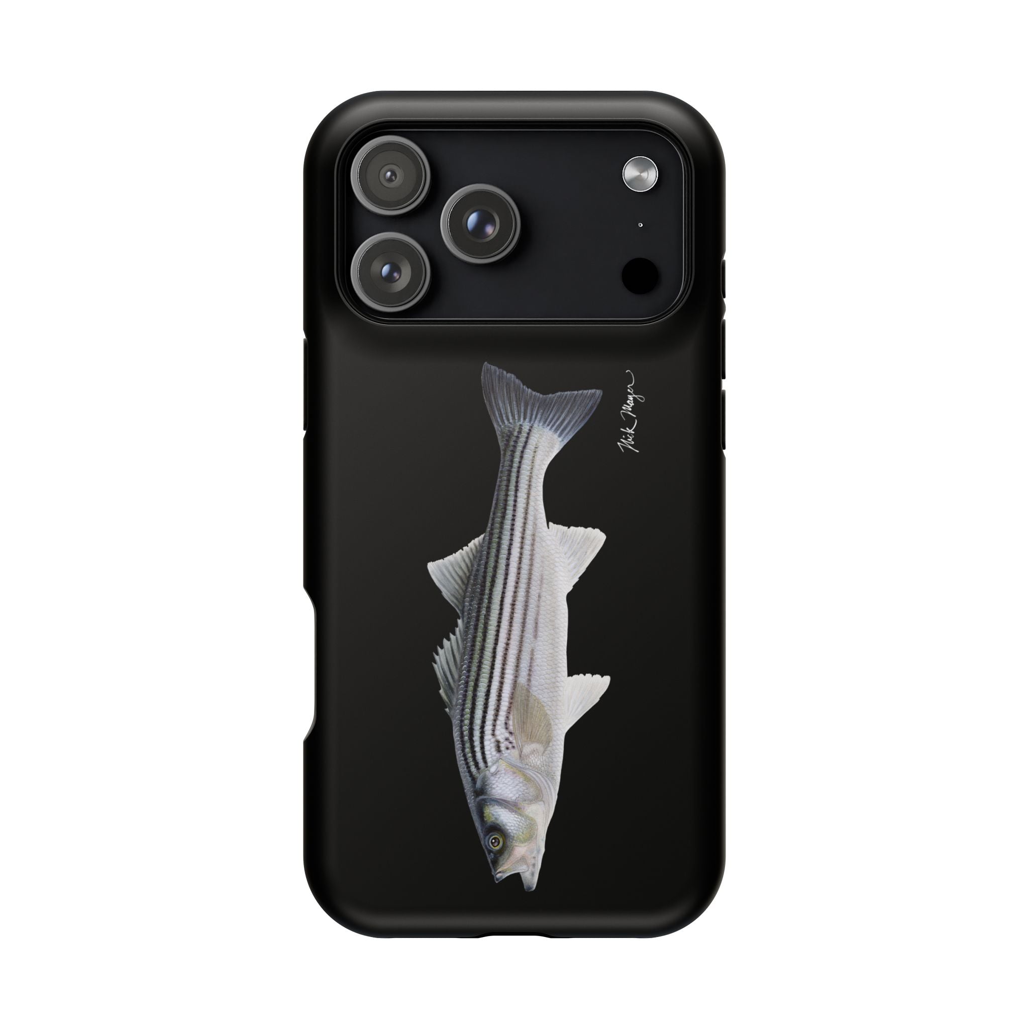 Schoolie Striper MagSafe Black iPhone Case