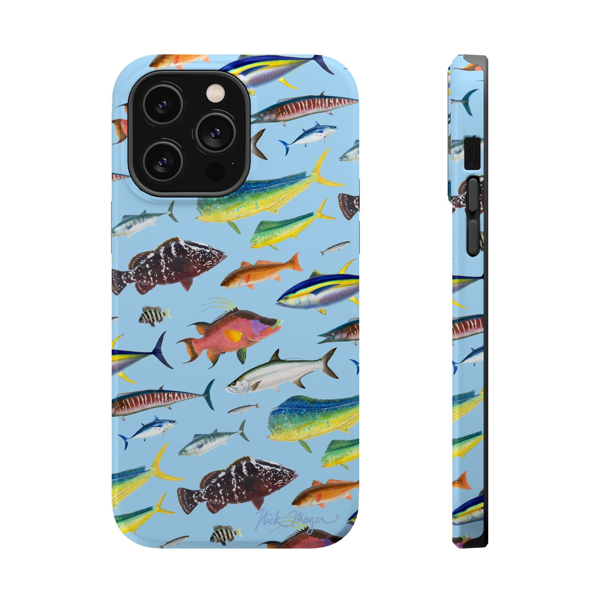 Southern Offshore Fish Blue MagSafe iPhone Case