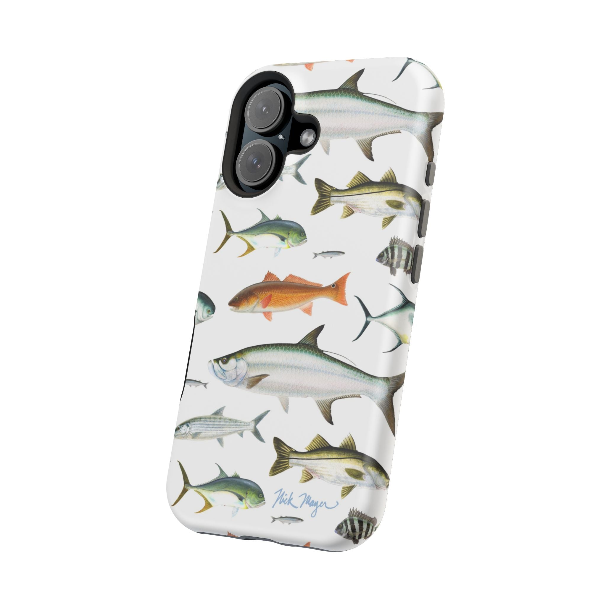 Southern Fish White MagSafe iPhone Case