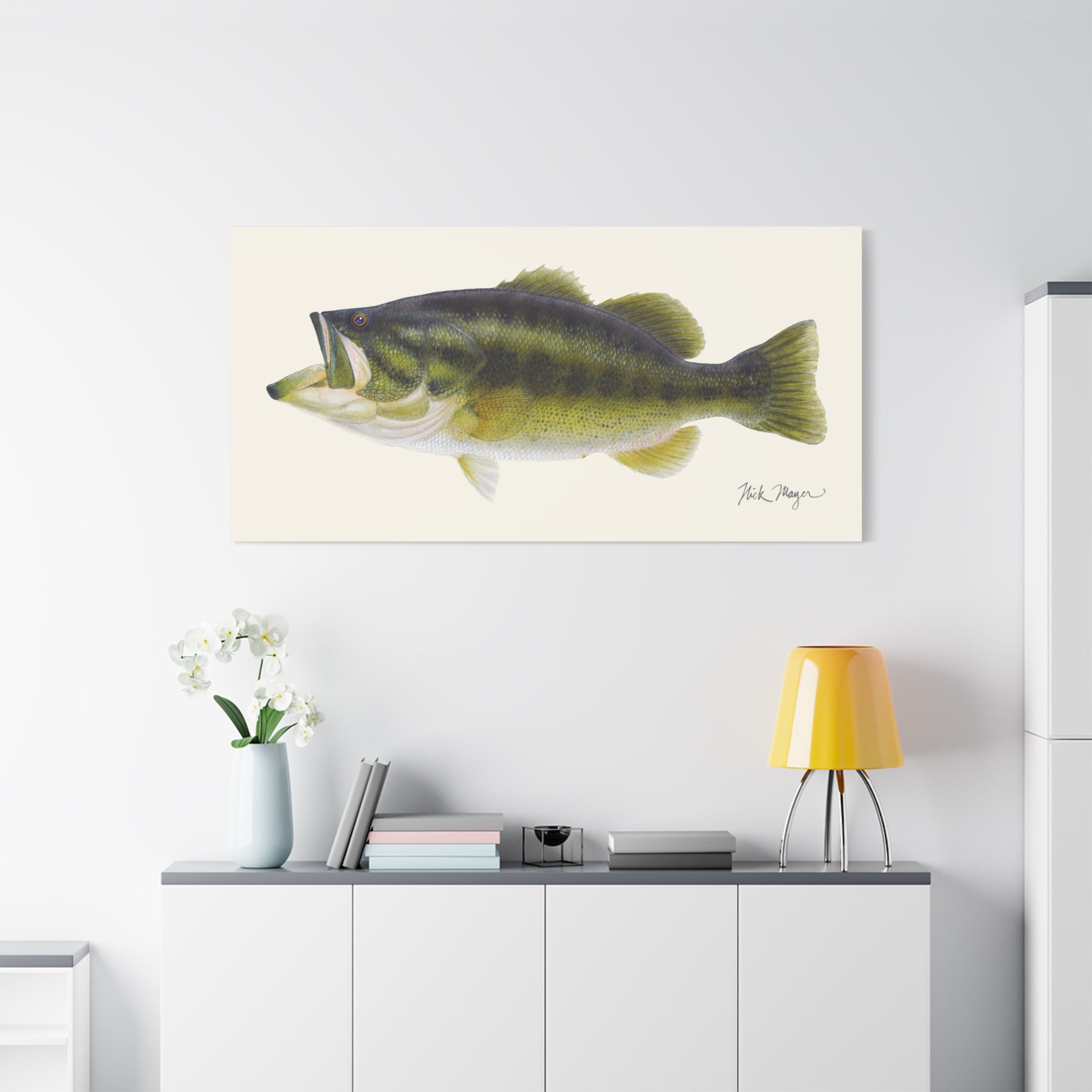Largemouth Bass I Canvas Print