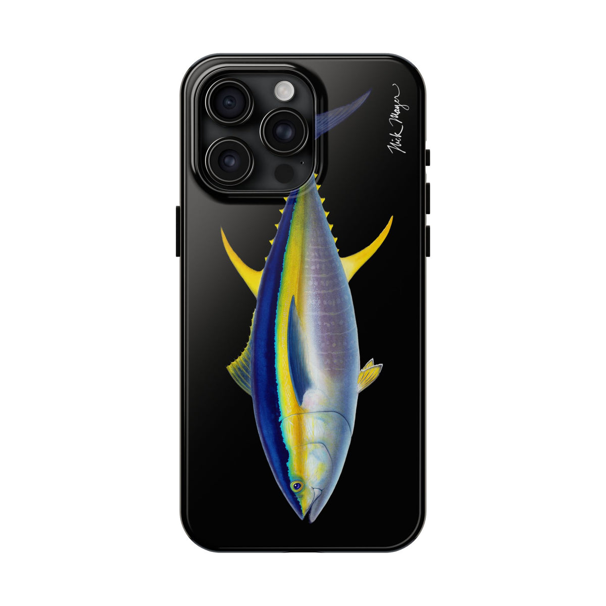 Yellowfin Tuna Black Phone Case (iPhone) Printify