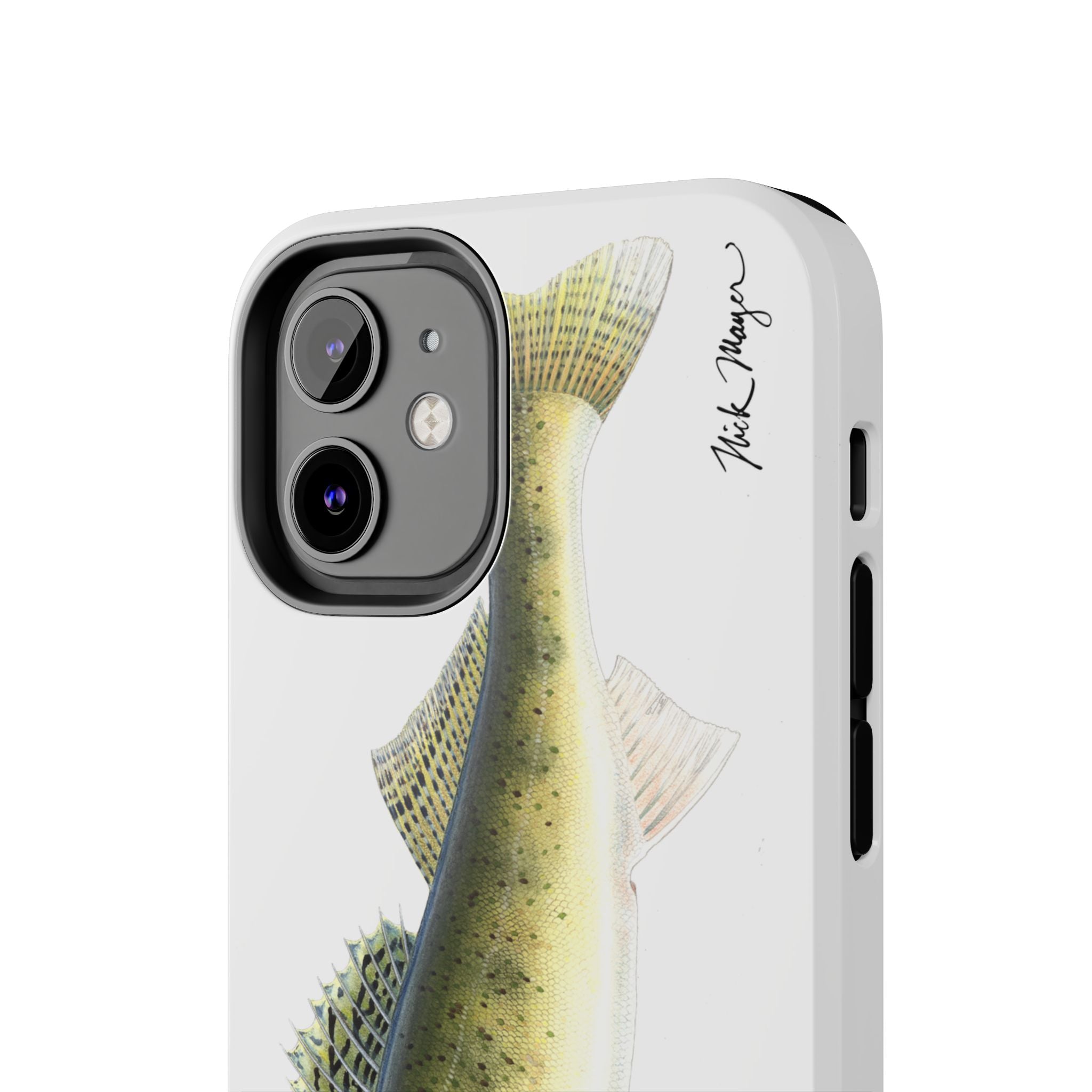 Walleye White Phone Case (iPhone)