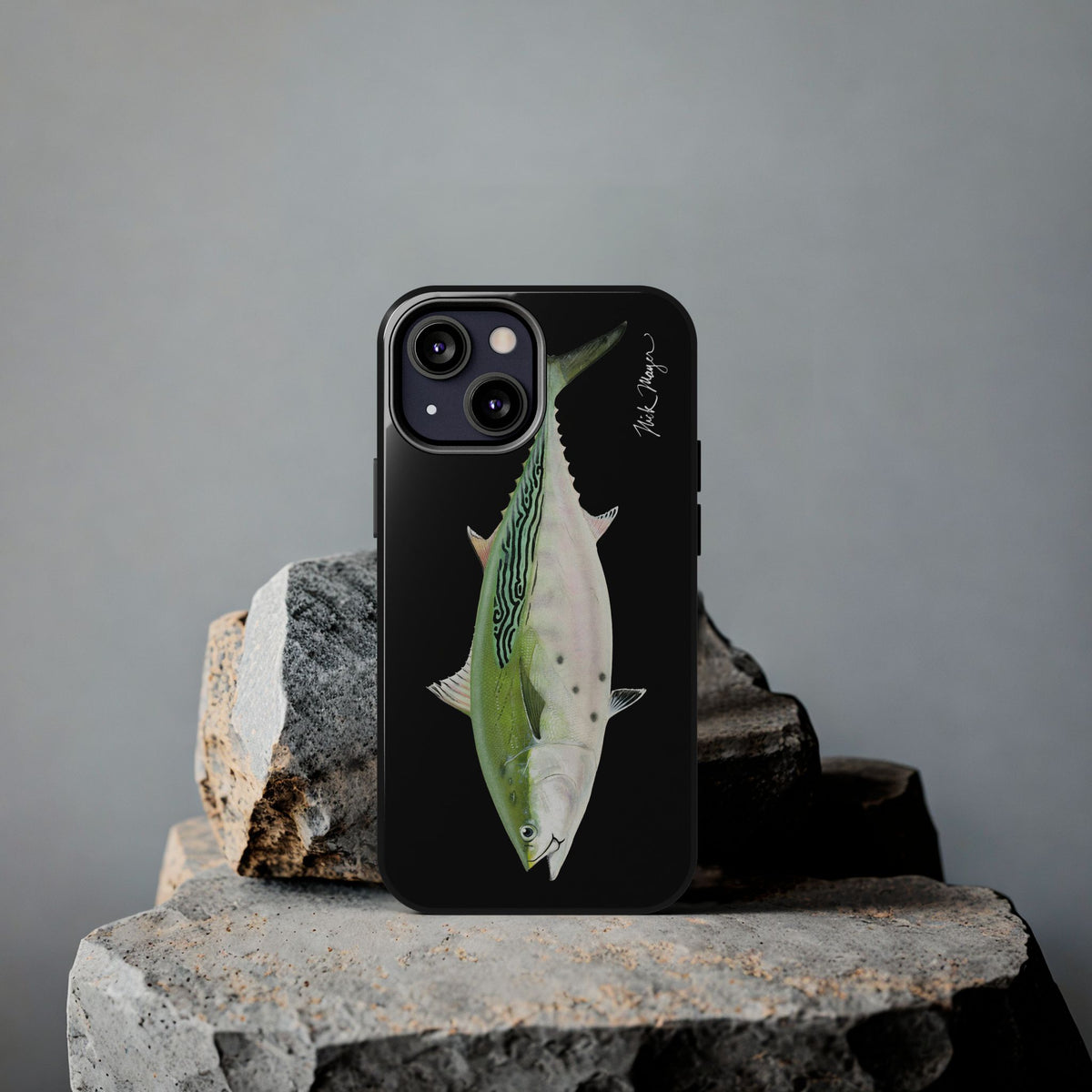Albie Black Phone Case (iPhone) Printify