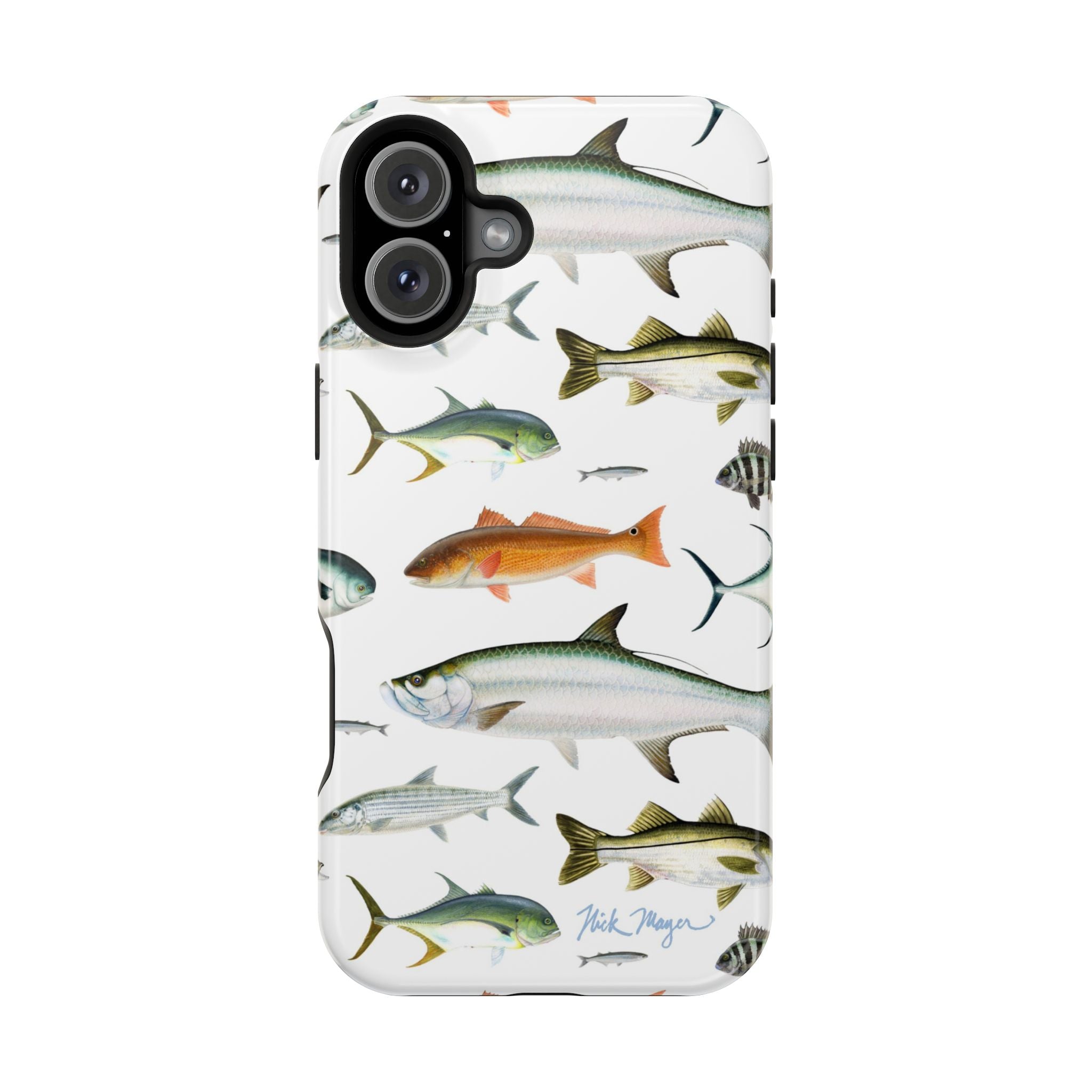 Southern Fish White MagSafe iPhone Case