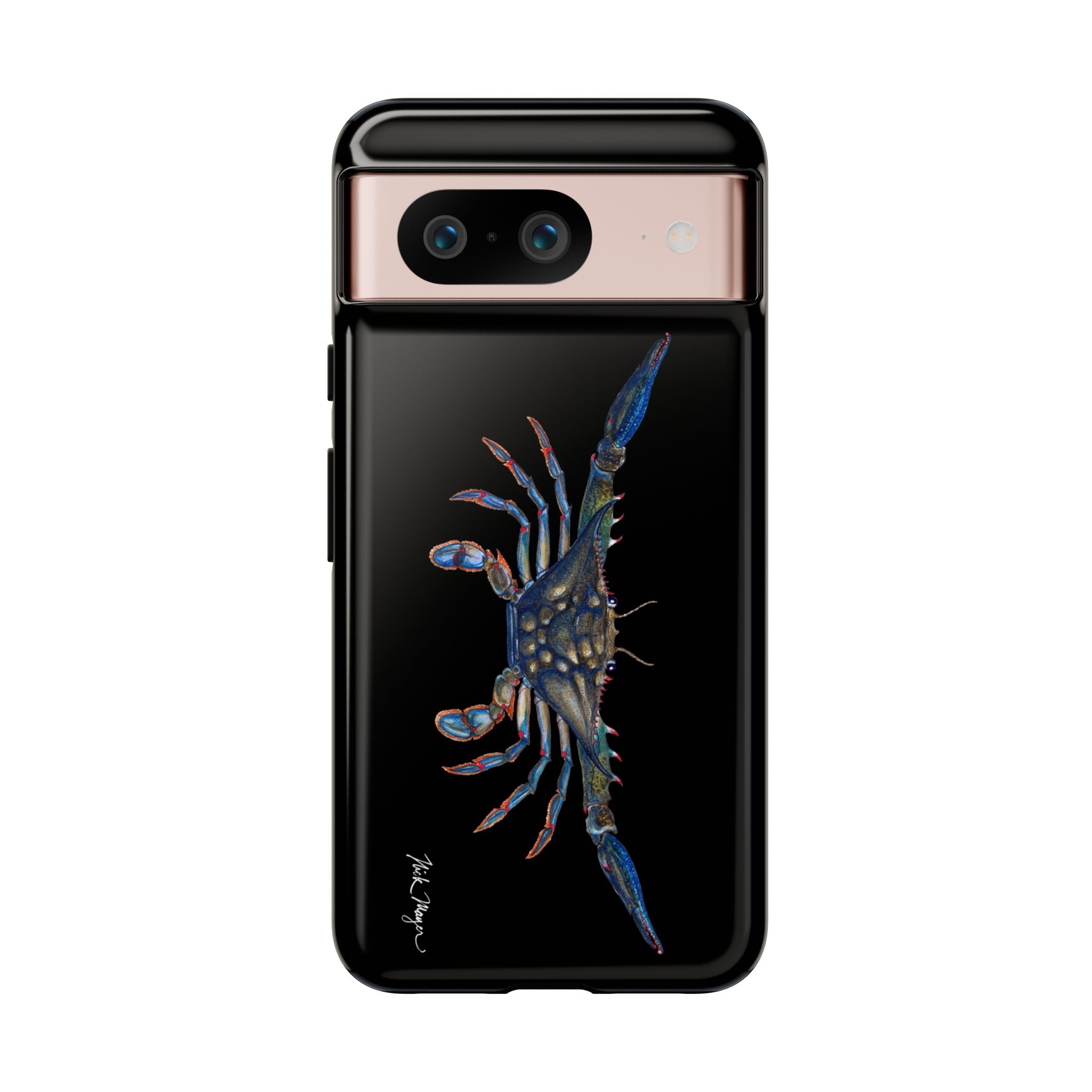 Blue Crab Black Phone Case (Samsung)