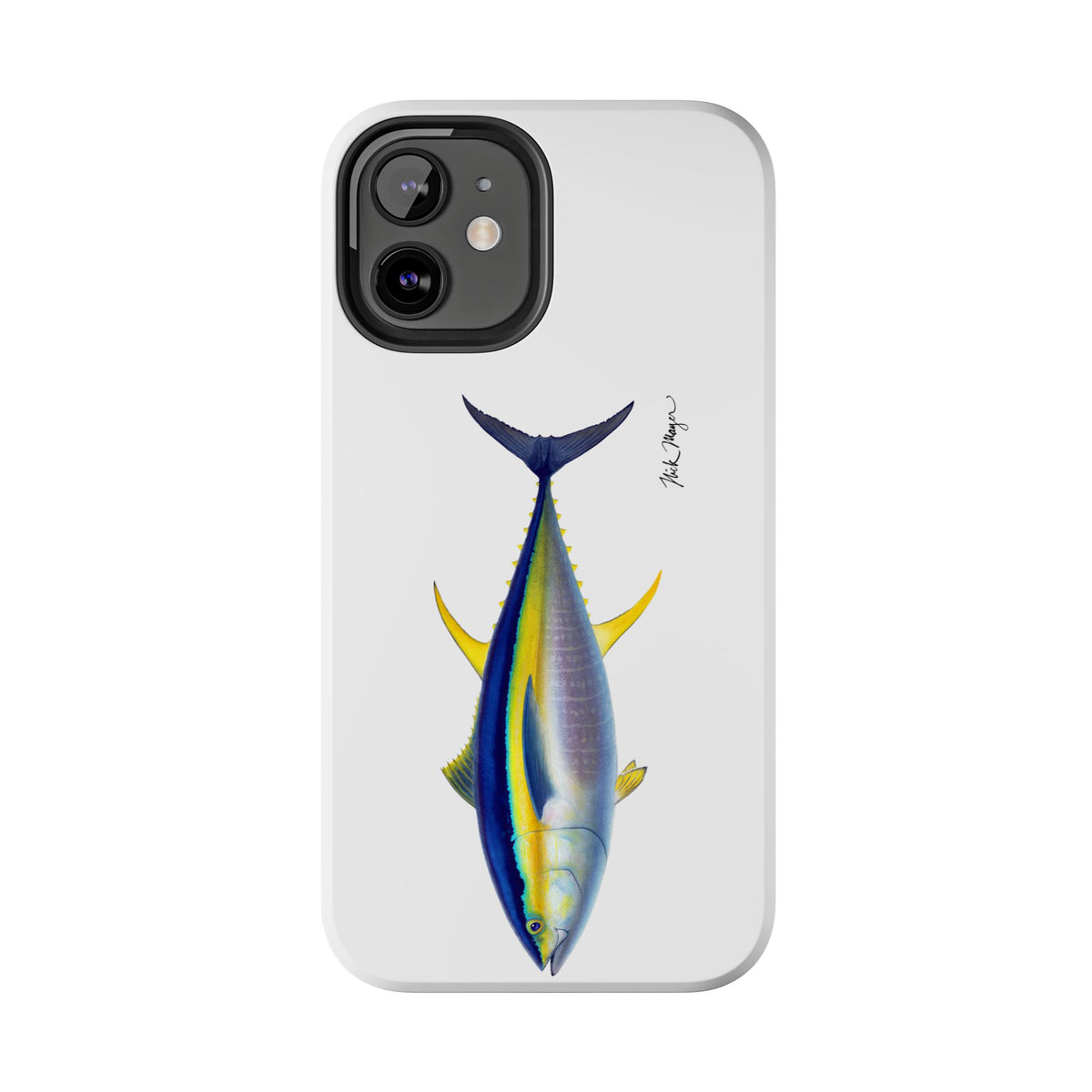 Yellowfin Tuna White Phone Case (iPhone) Printify
