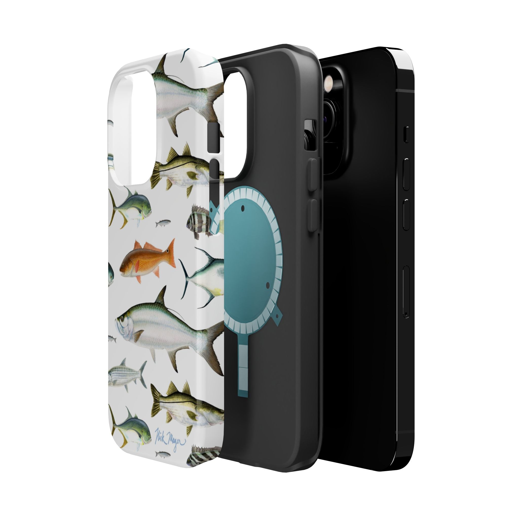 Southern Fish White MagSafe iPhone Case