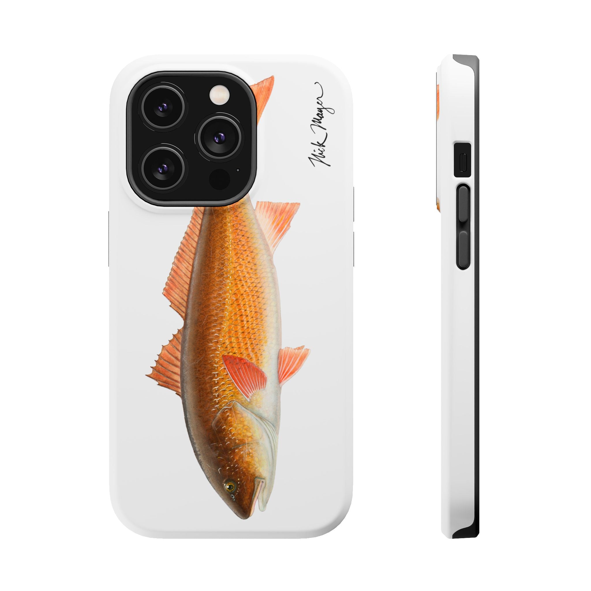 Redfish MagSafe White iPhone Case