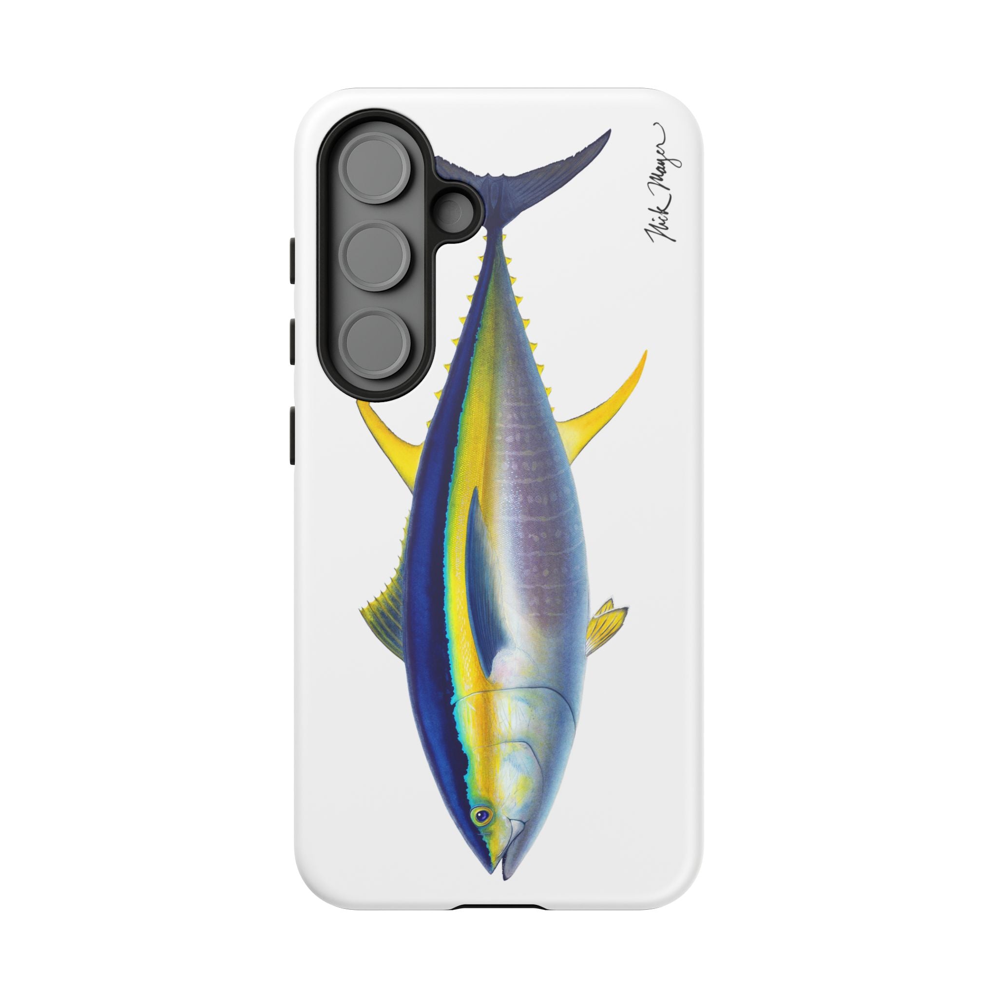 Yellowfin Tuna White Phone Case (Samsung)