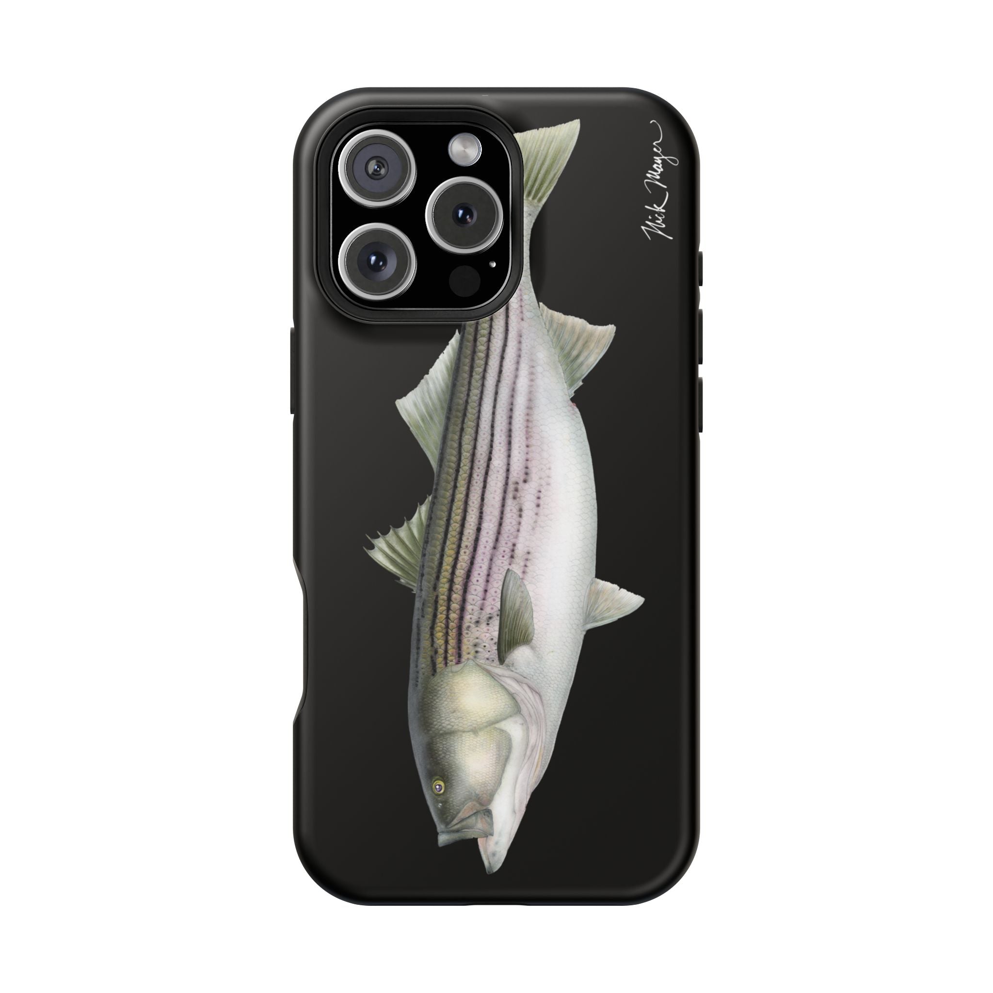 30 lb Striper MagSafe Black iPhone Case