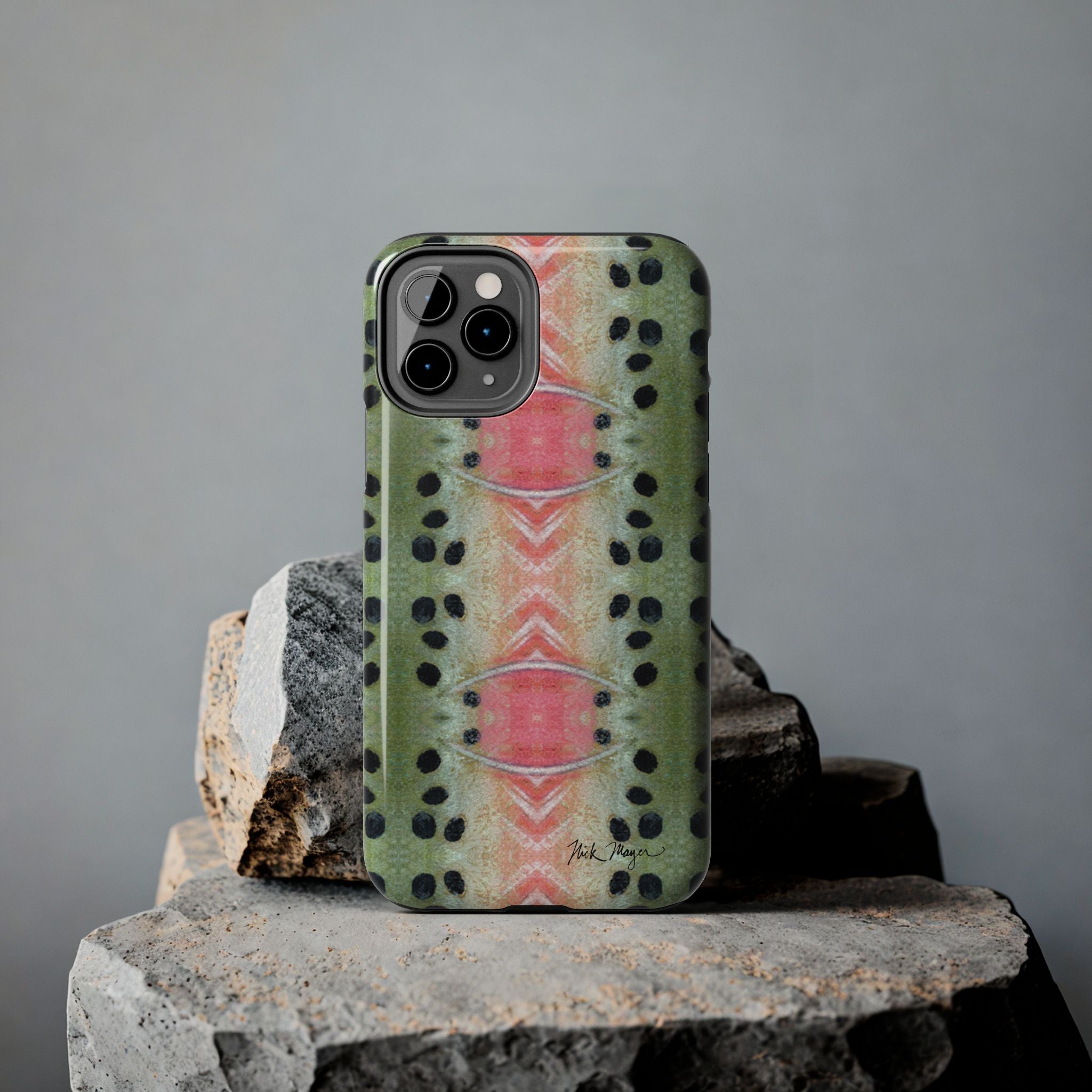 Rainbow Trout Pattern Phone Case (iPhone)