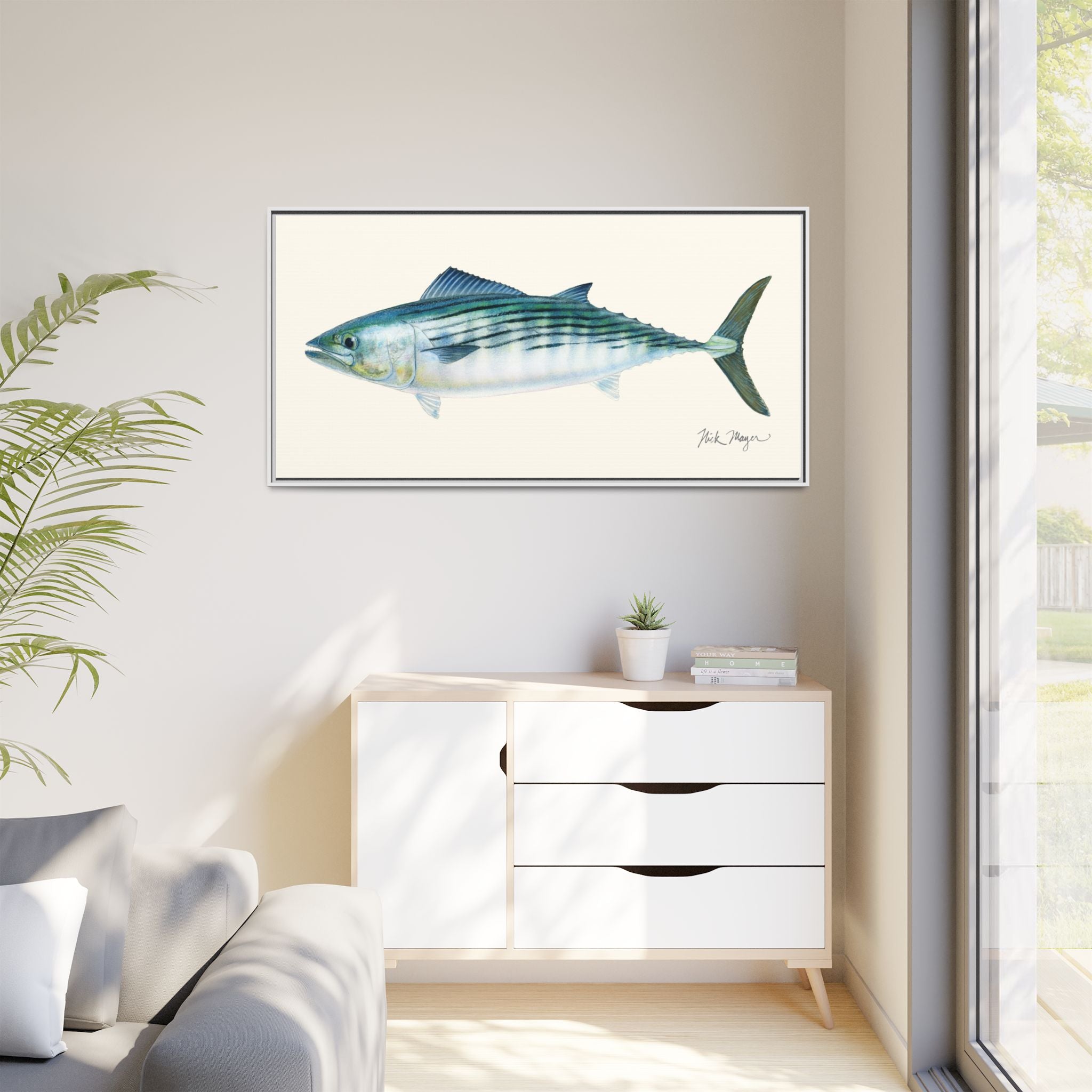 Bonito Framed Canvas Print Printify