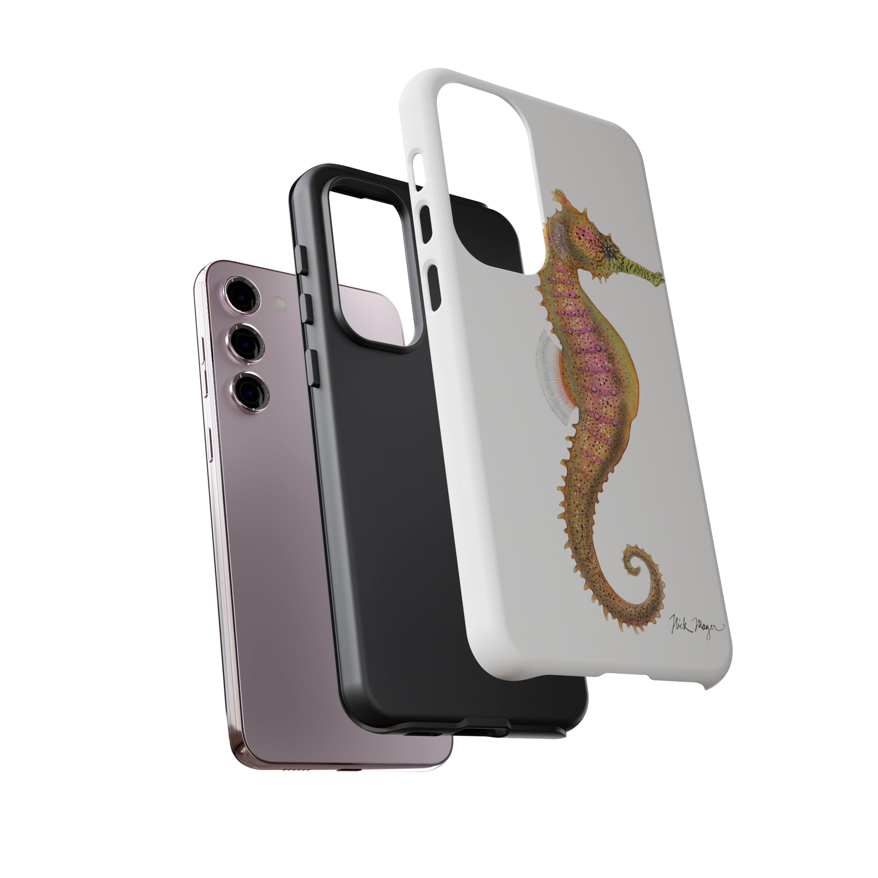 Pink Seahorse Phone Case (Samsung)