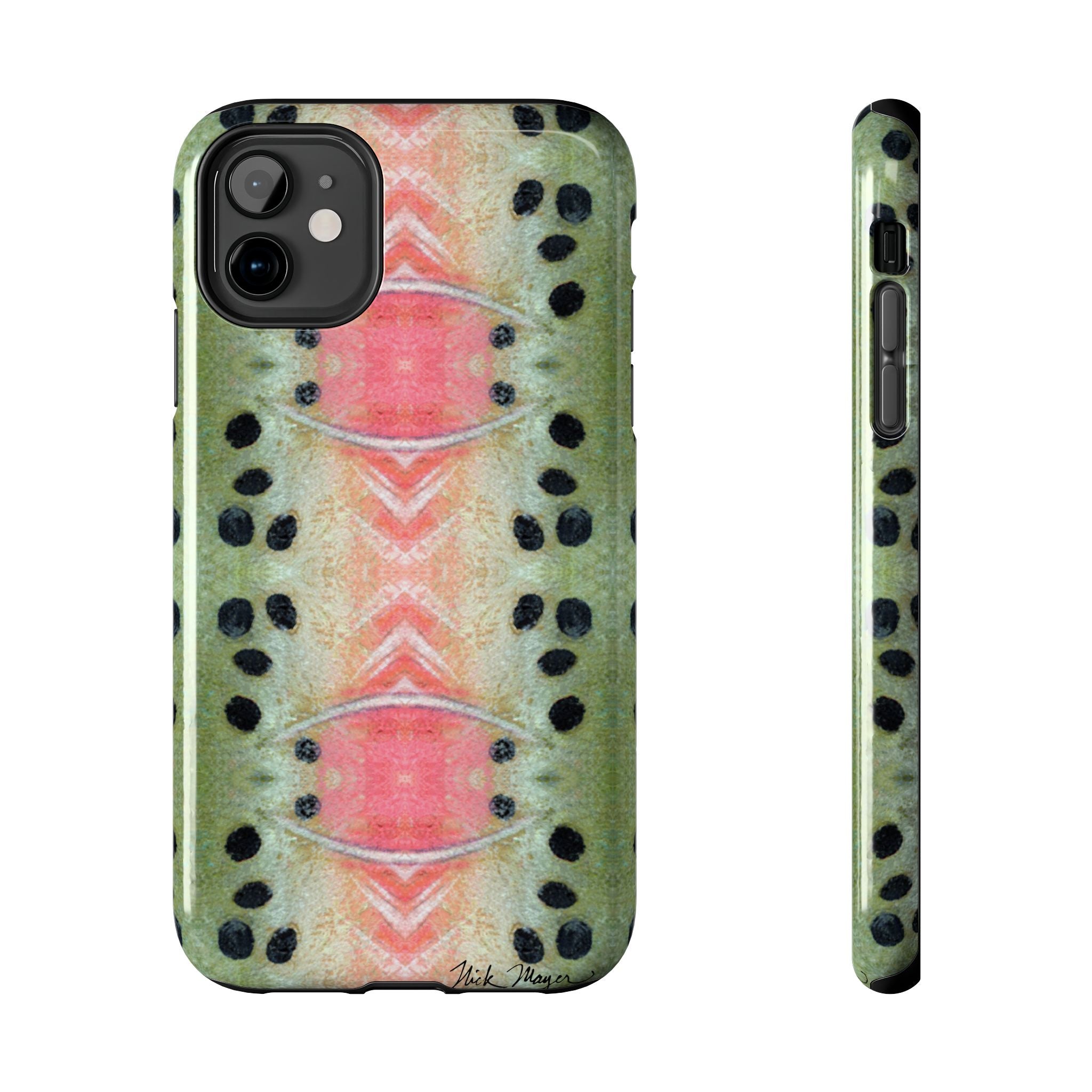Rainbow Trout Pattern Phone Case (iPhone)