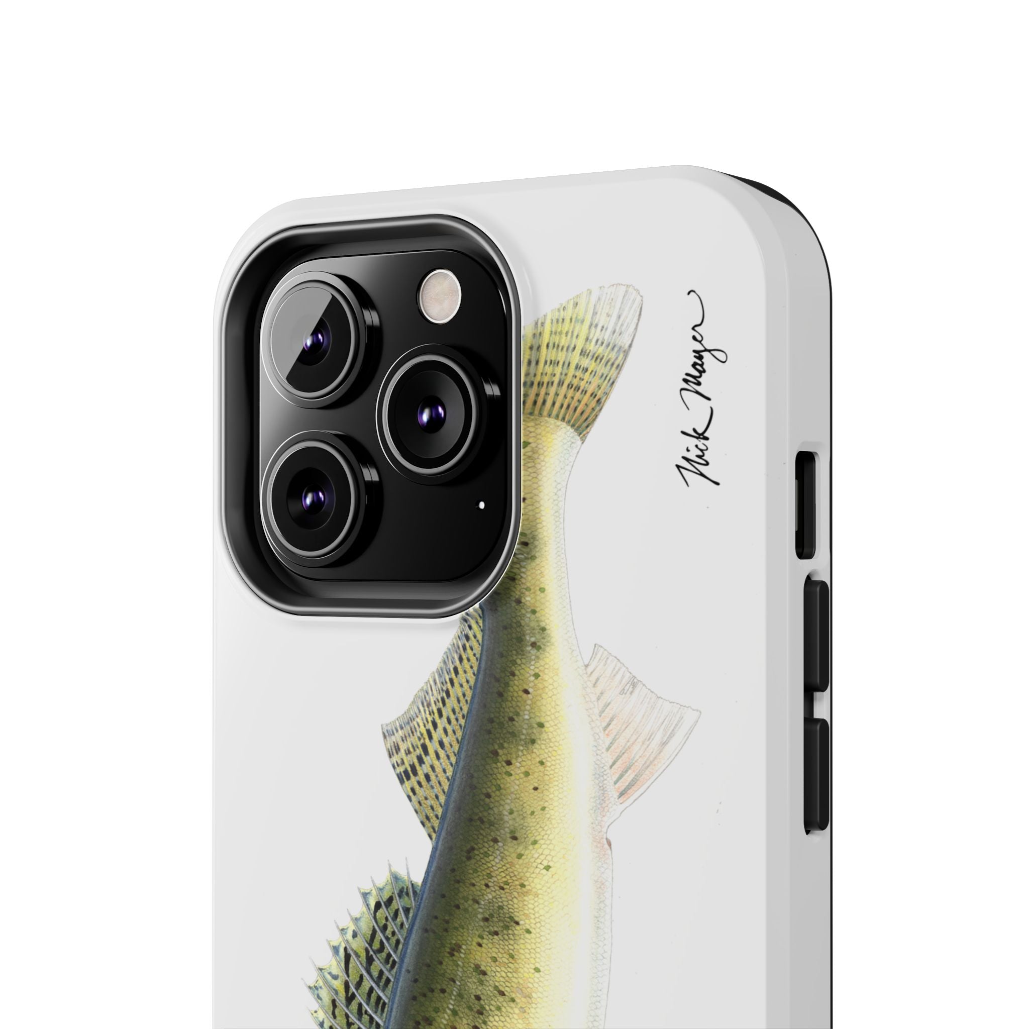 Walleye White Phone Case (iPhone)