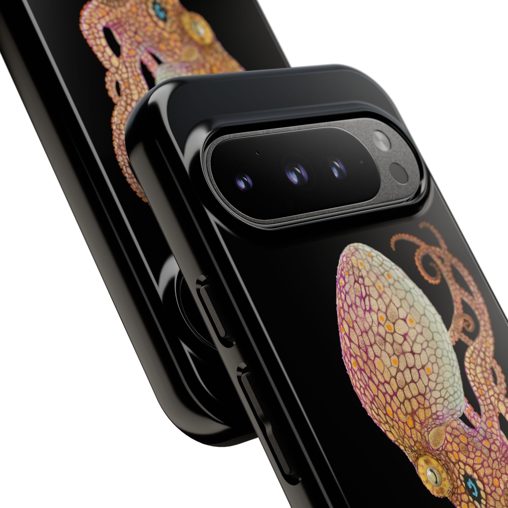 Two Spot Octopus Black Phone Case (Samsung)