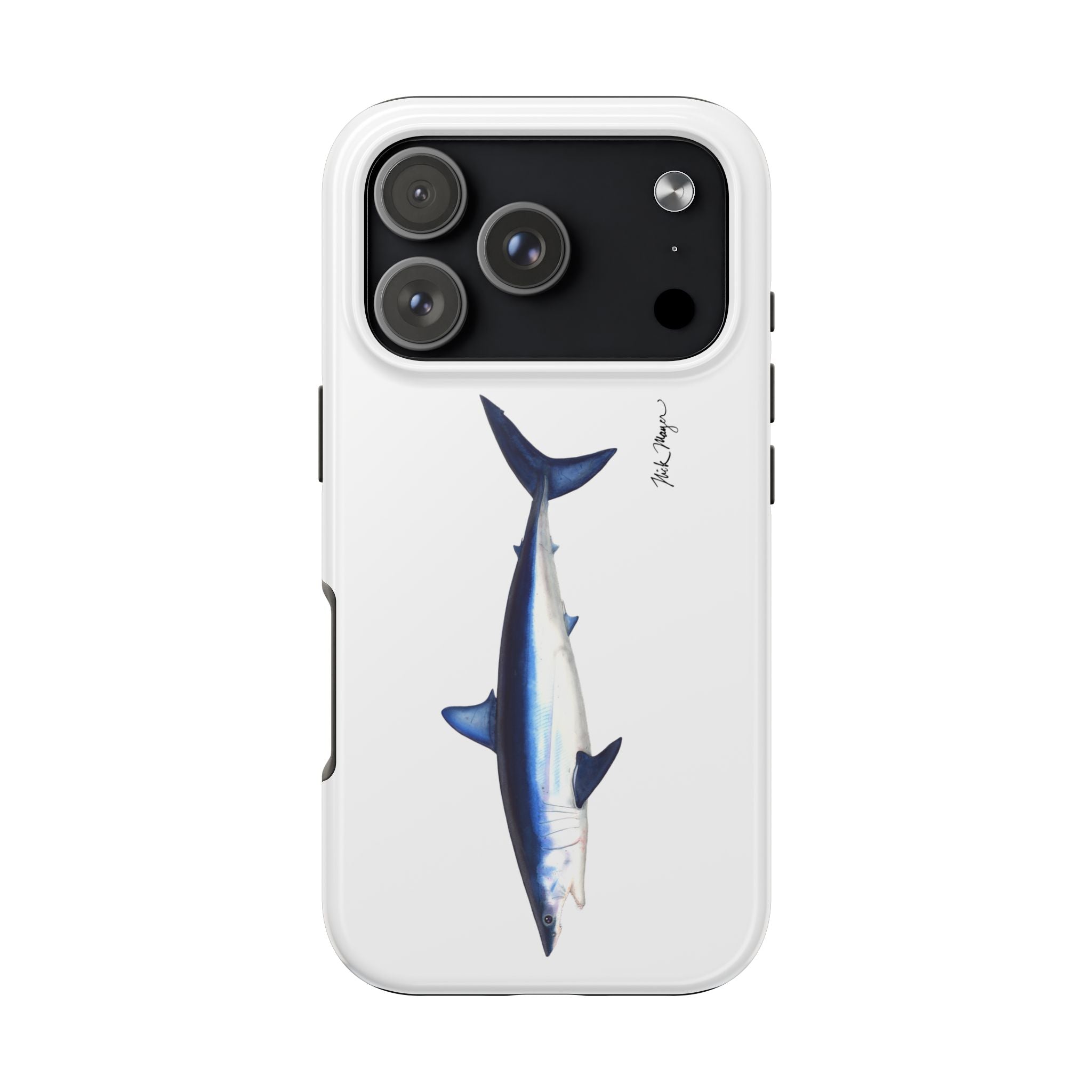 Mako Shark White Phone Case (iPhone)