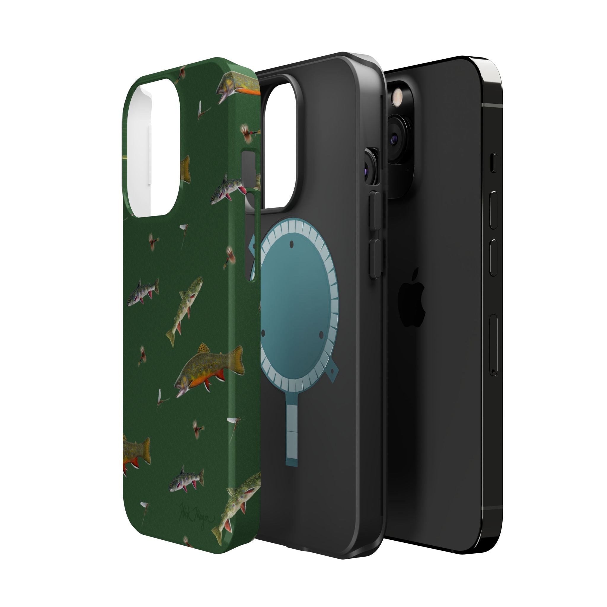 Trout and Flies MagSafe iPhone Case