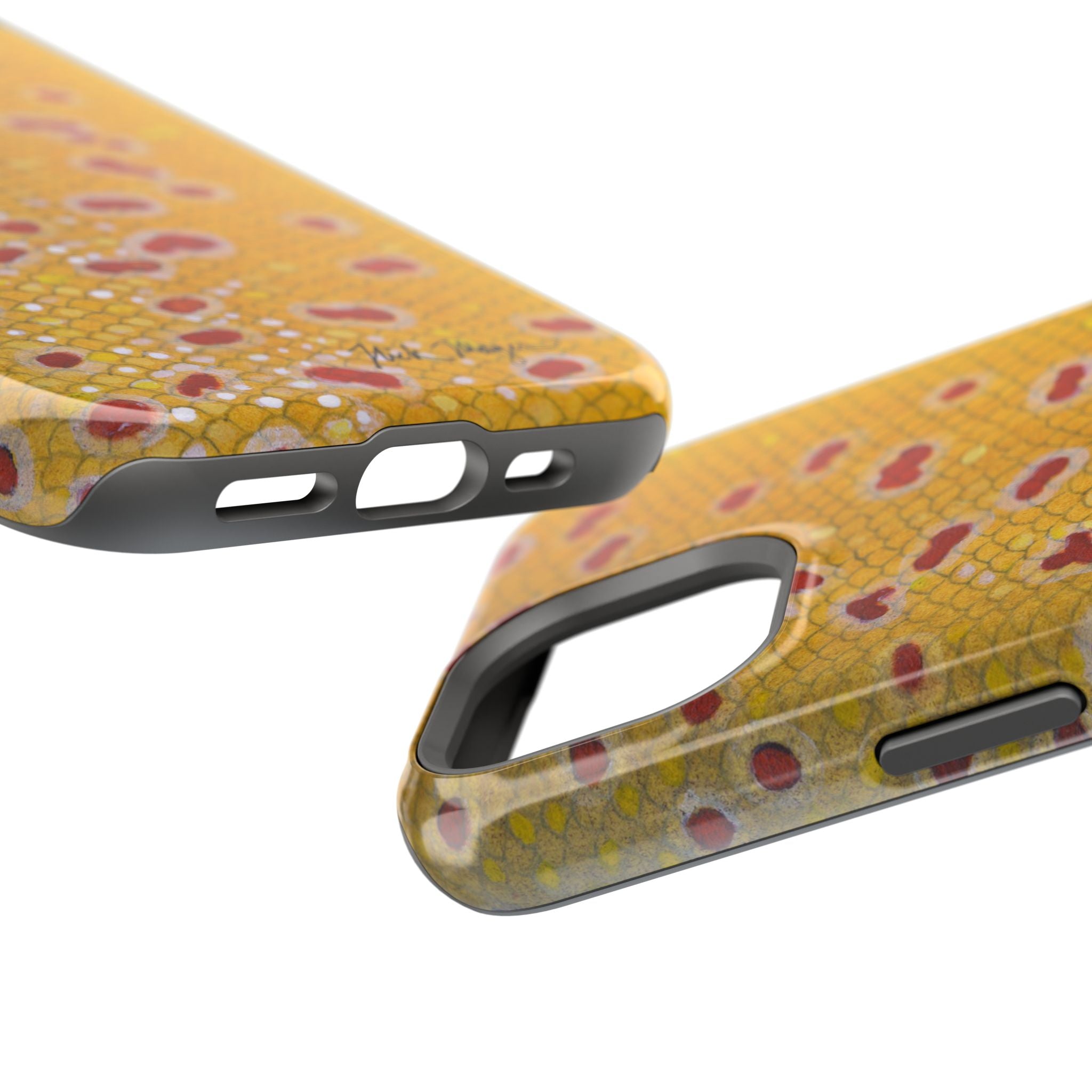 Brown Trout 3 Skin MagSafe iPhone Case
